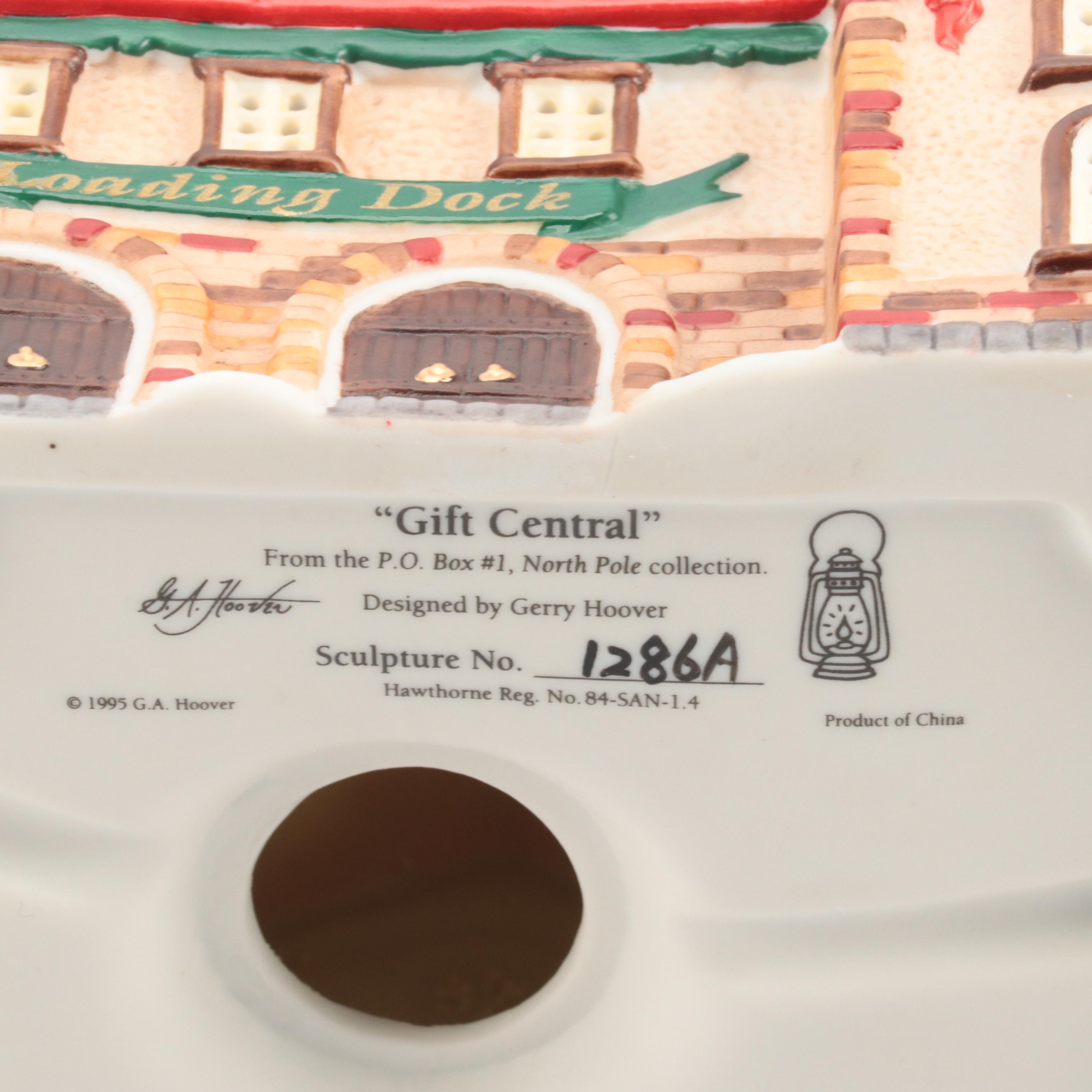 Hawthorne Nativity Set With Other Christmas Village Buildings and Accessories