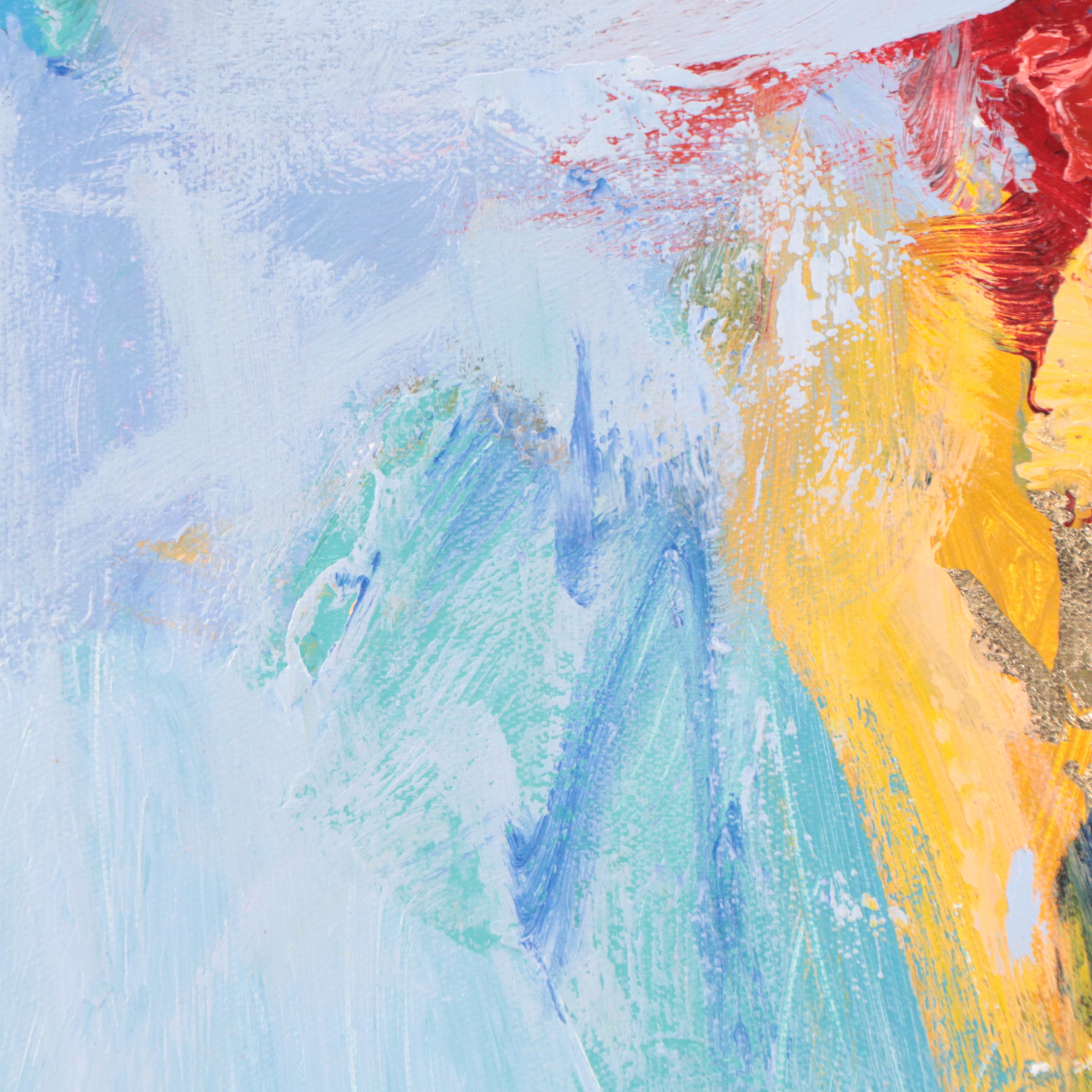 Sasha Abstract Acrylic Painting, 21st Century