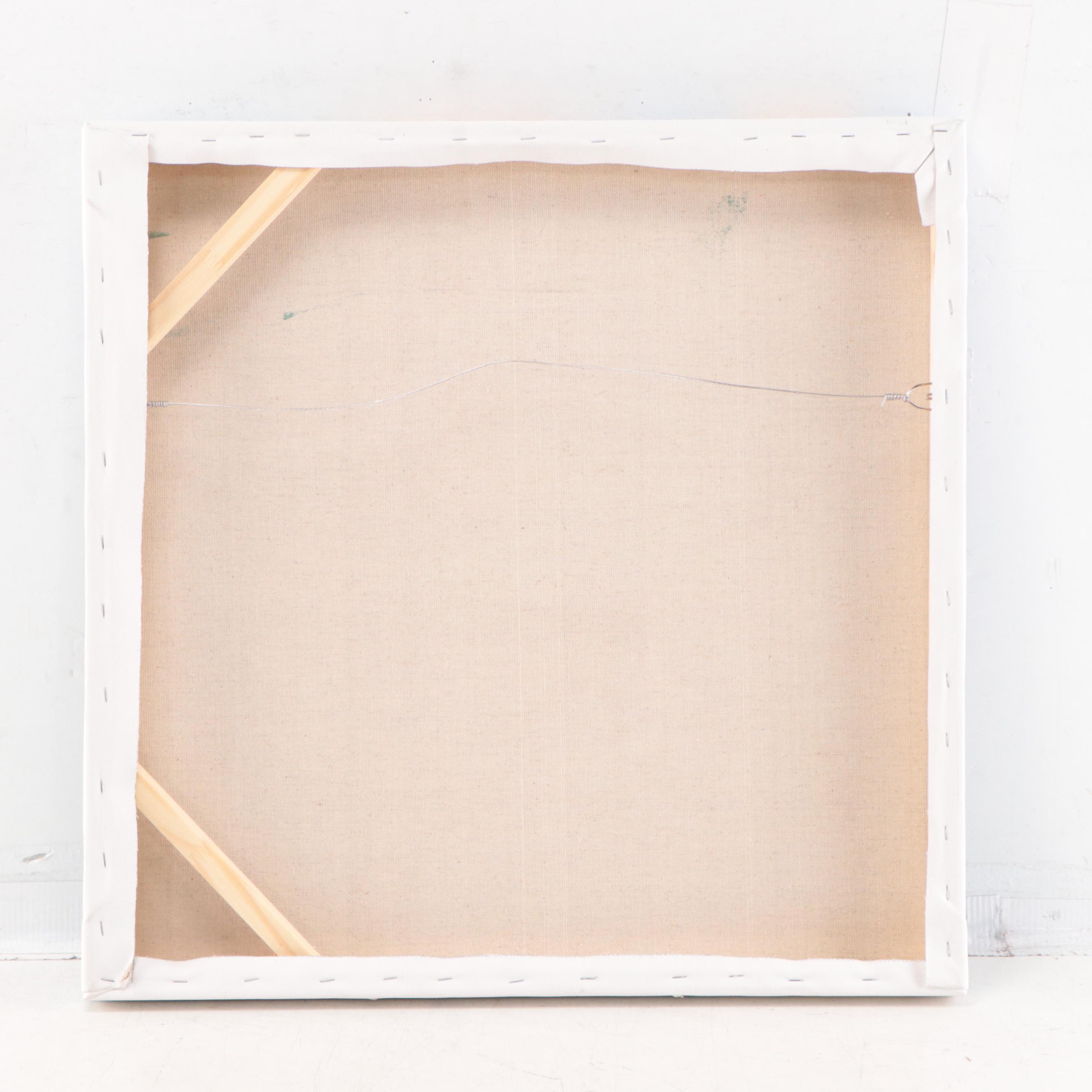 Sasha Abstract Acrylic Painting, 21st Century