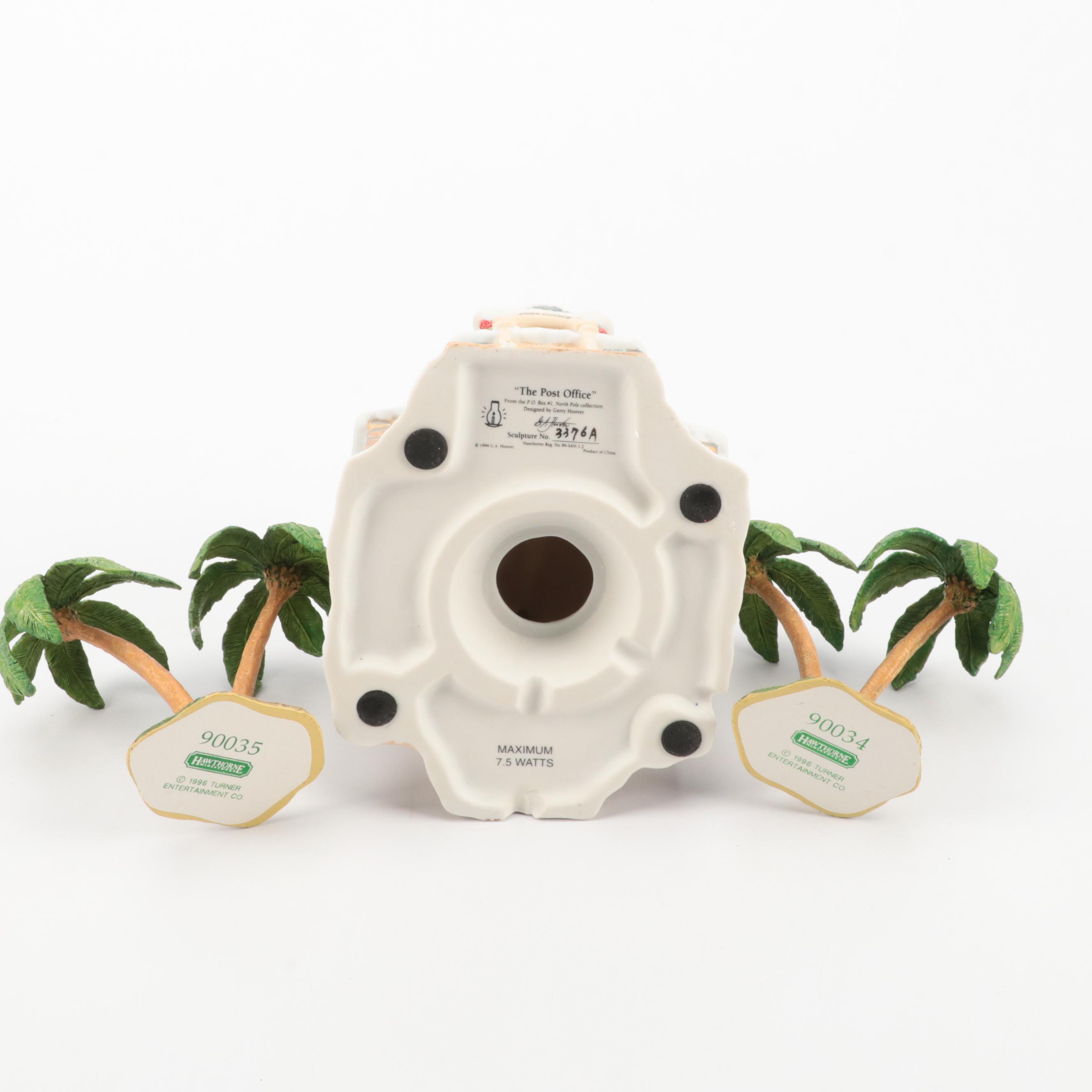 Hawthorne Nativity Set With Other Christmas Village Buildings and Accessories