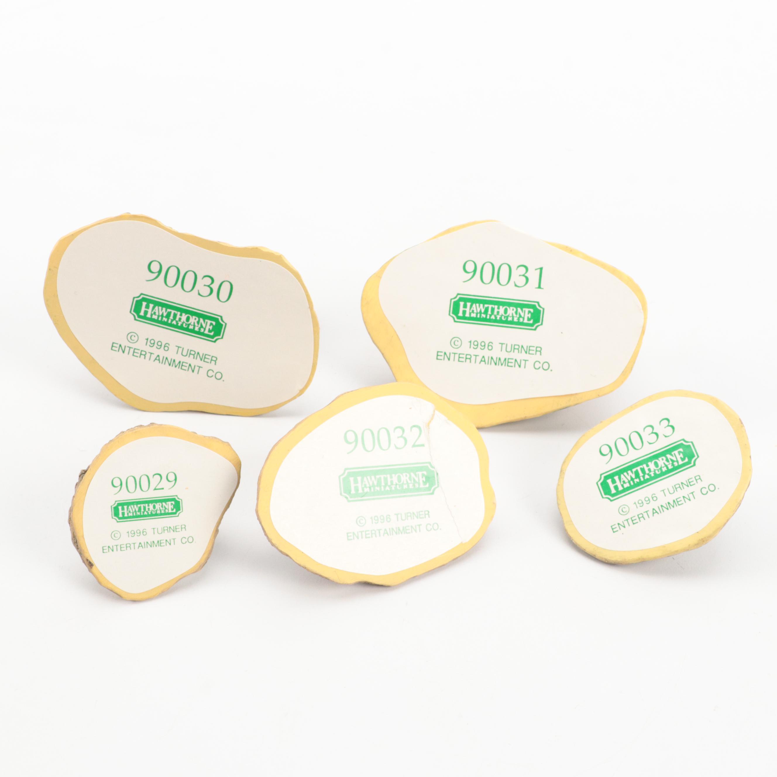 Hawthorne Nativity Set With Other Christmas Village Buildings and Accessories