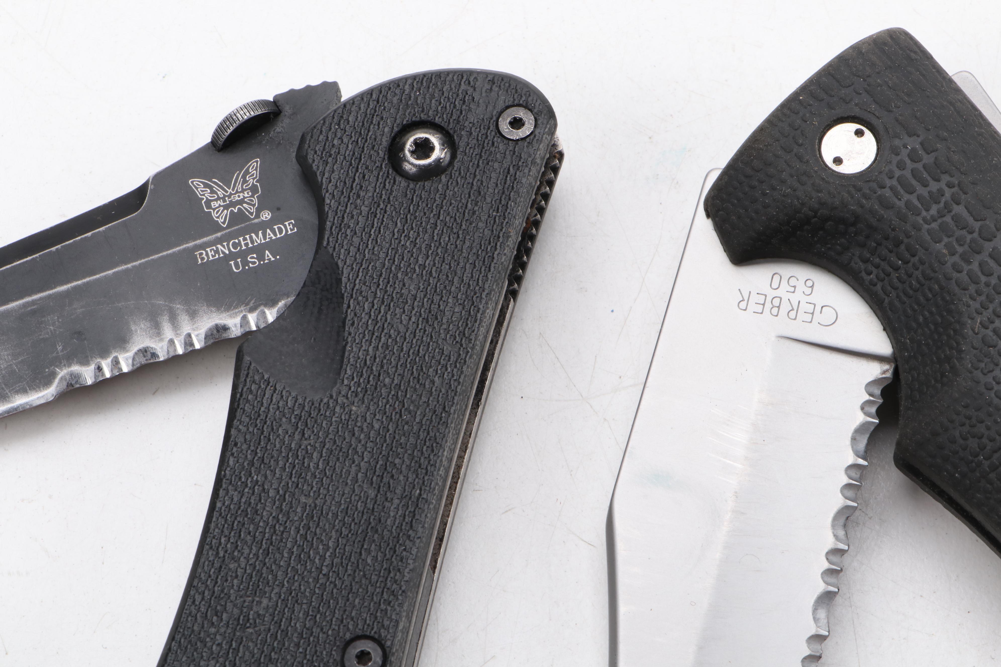 Collection of Ten Knives Including CRKT