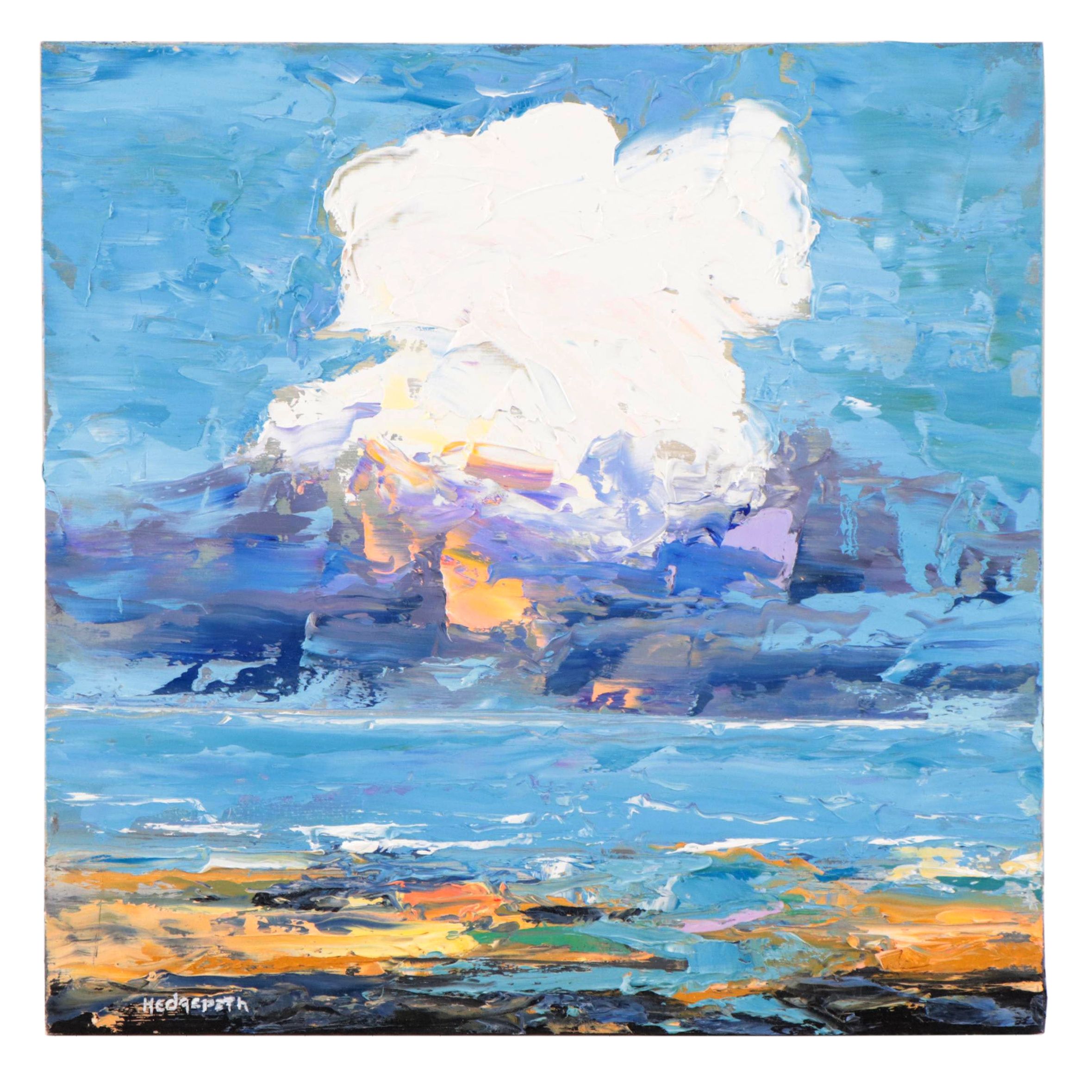 Stephen Hedgepeth Skyscape Oil Painting, 21st Century