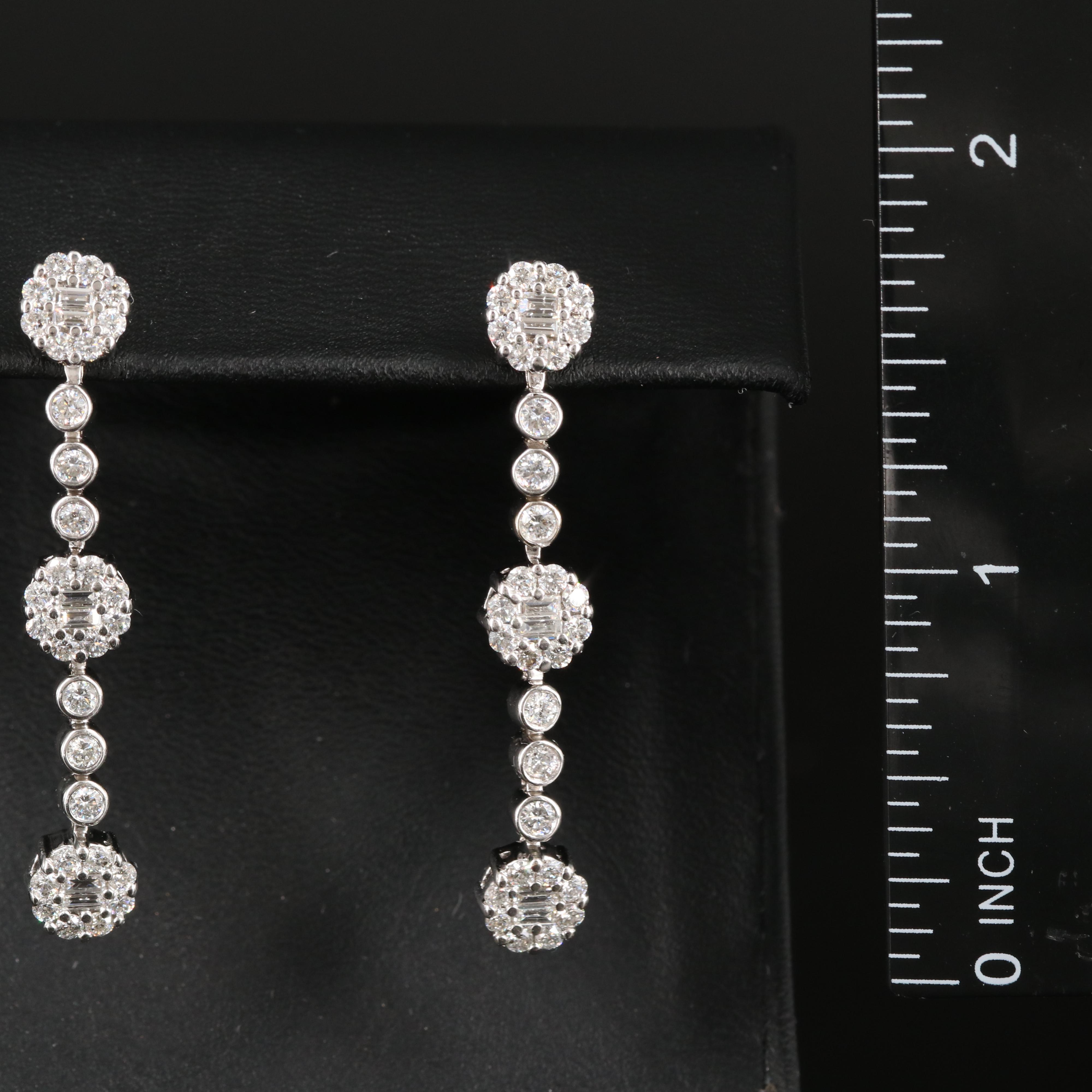 14K 1.90 CTW Diamond Earrings