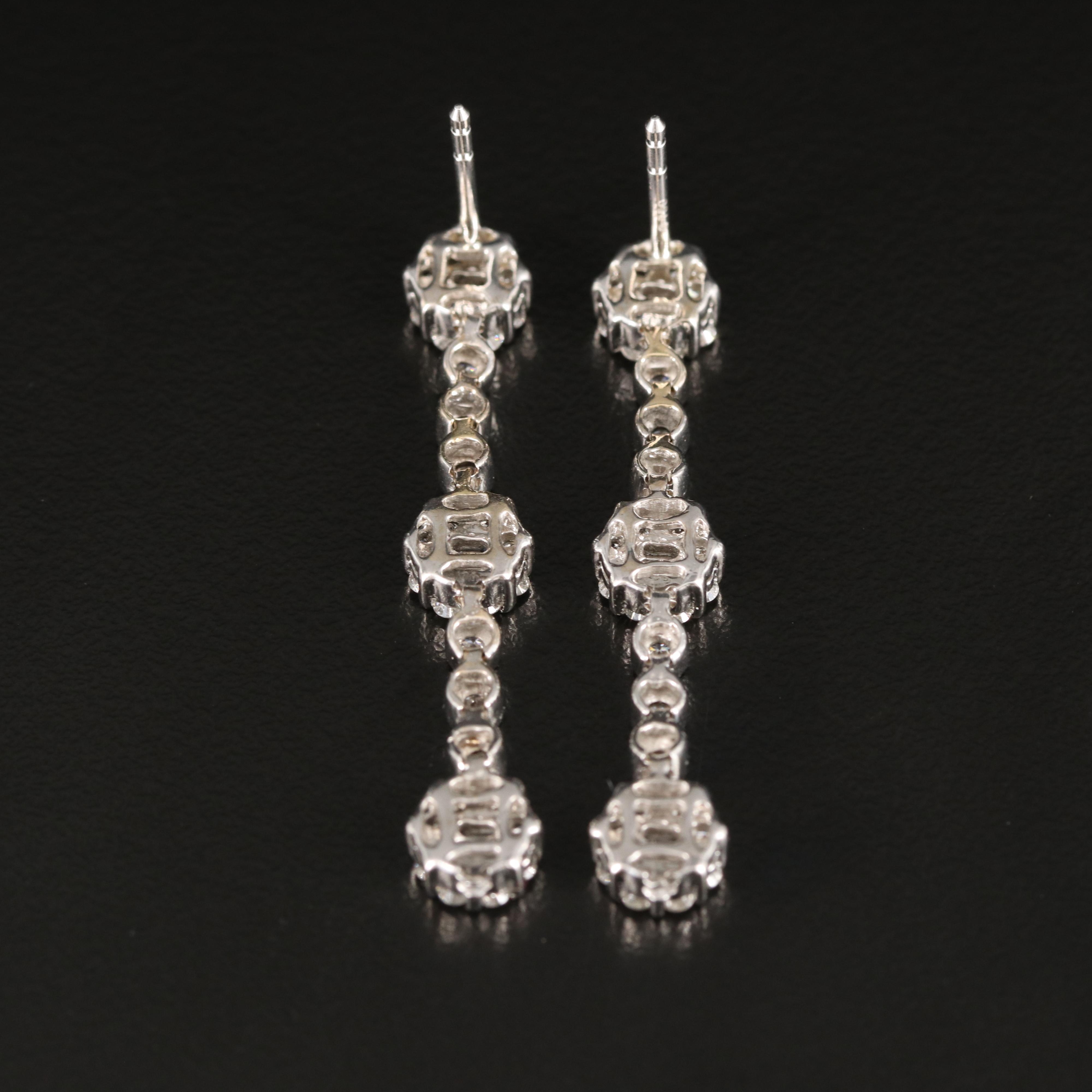 14K 1.90 CTW Diamond Earrings