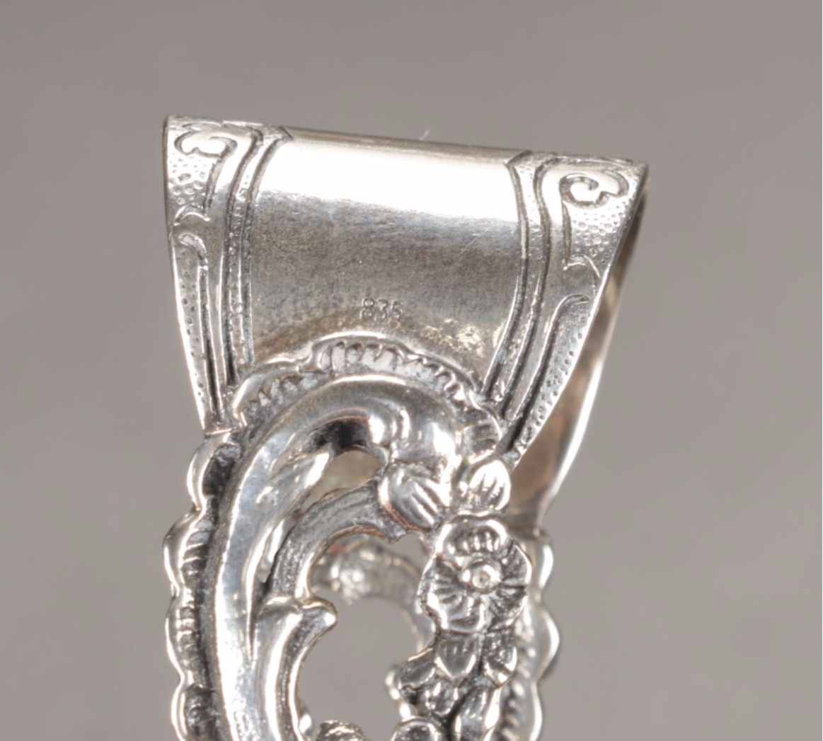 Hunt Silver Co. Lucky Sterling Silver Platter with Gorham and Other Tableware