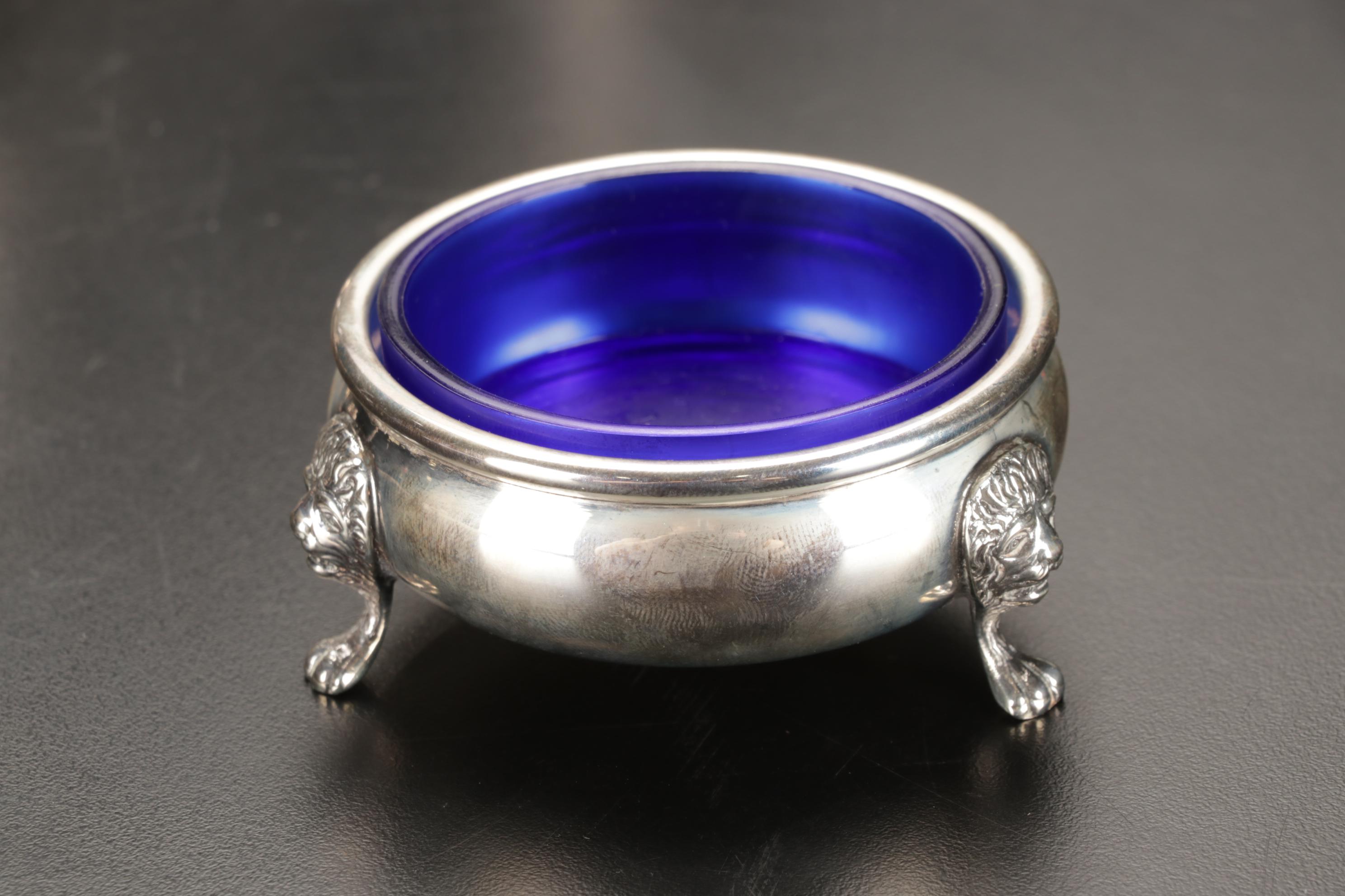 Hunt Silver Co. Lucky Sterling Silver Platter with Gorham and Other Tableware