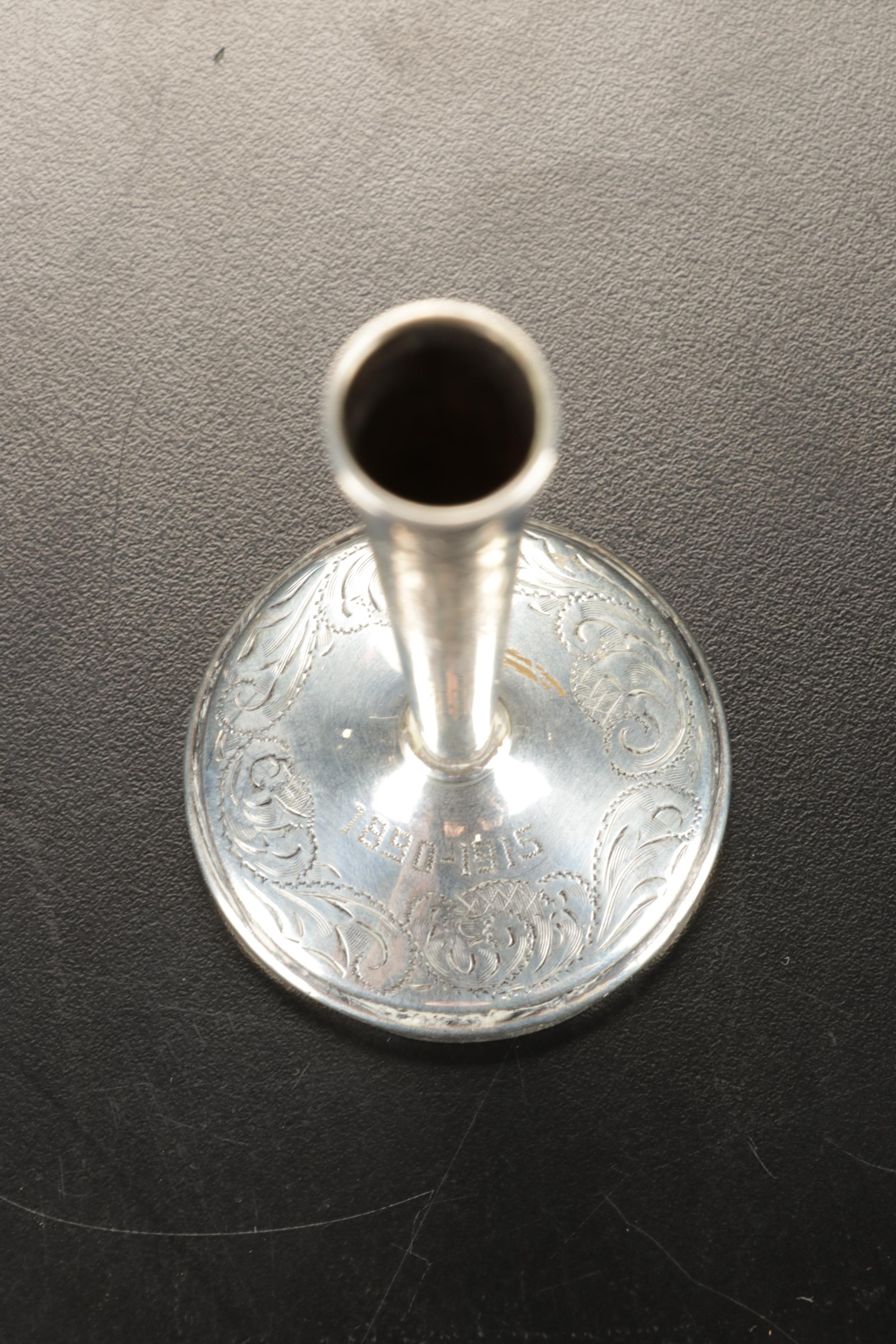 Hunt Silver Co. Lucky Sterling Silver Platter with Gorham and Other Tableware