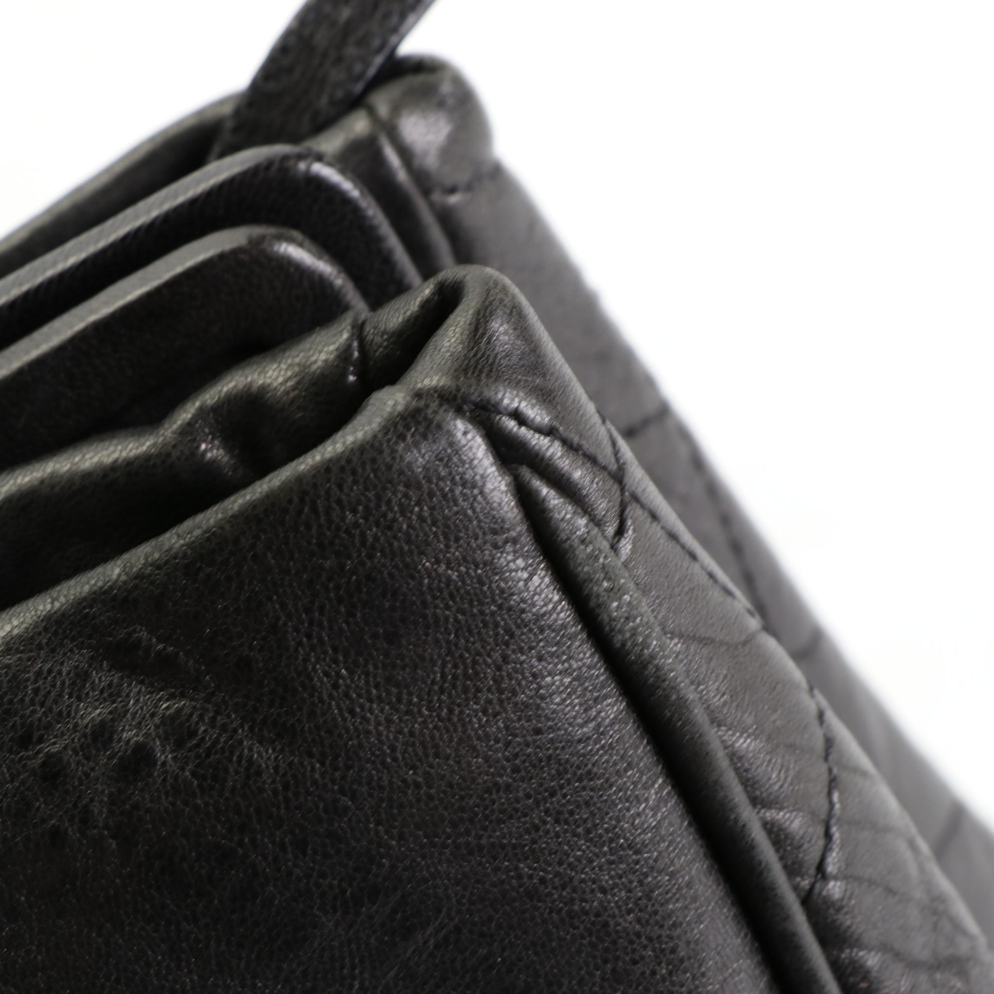 Chanel CC Perfect Day Tote in Crinkled Calfskin with Quilted Detail