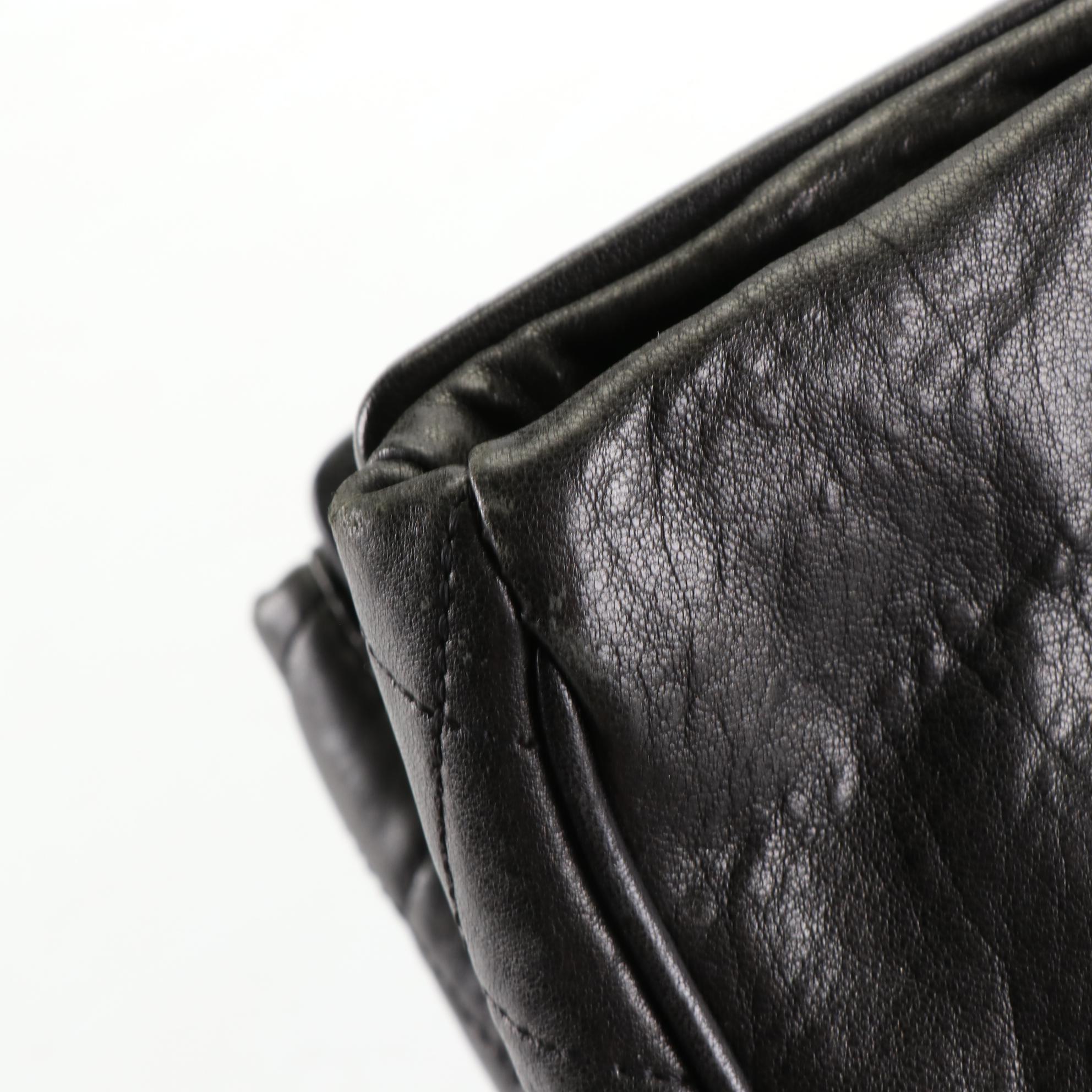 Chanel CC Perfect Day Tote in Crinkled Calfskin with Quilted Detail