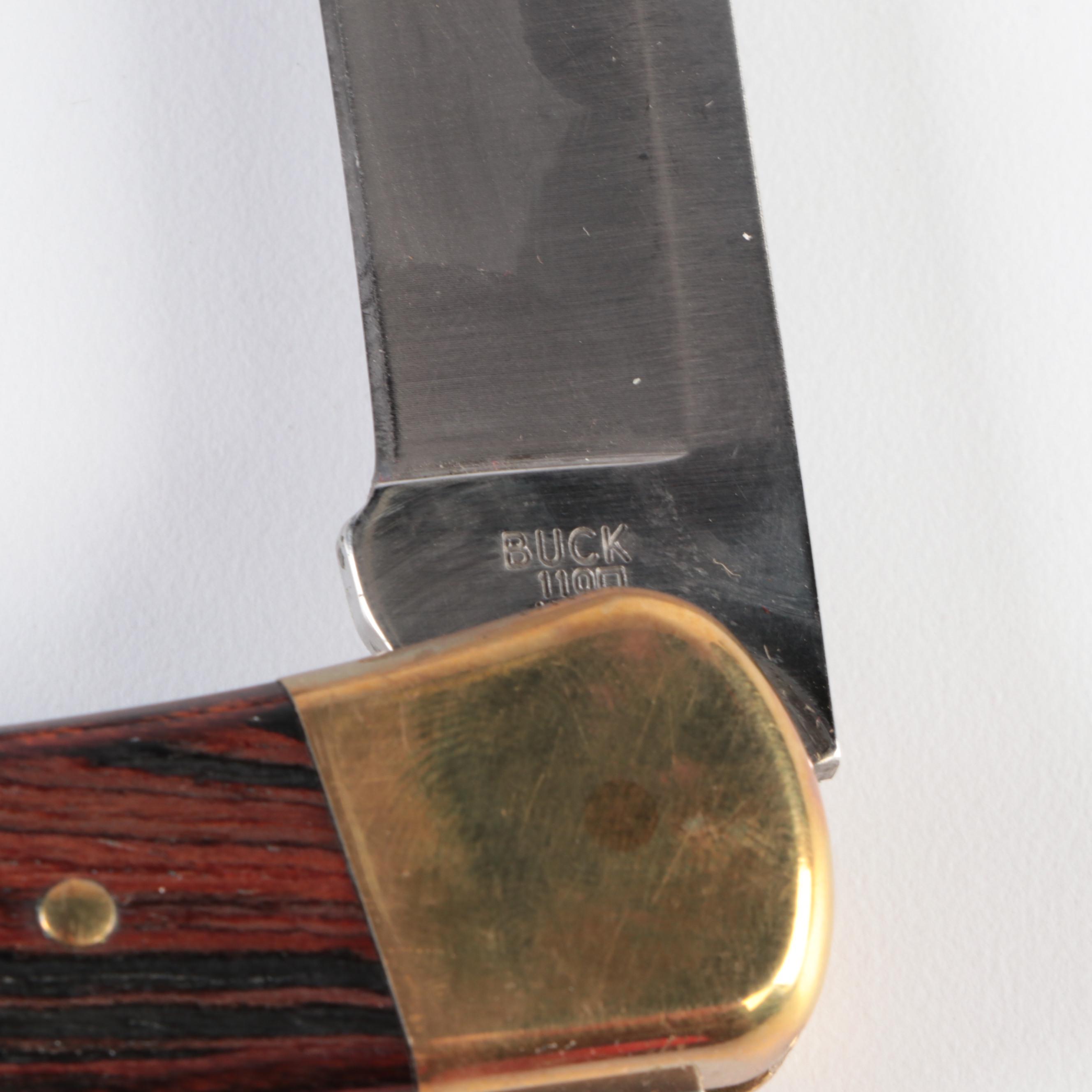 Collection of Ten Knives Including Buck