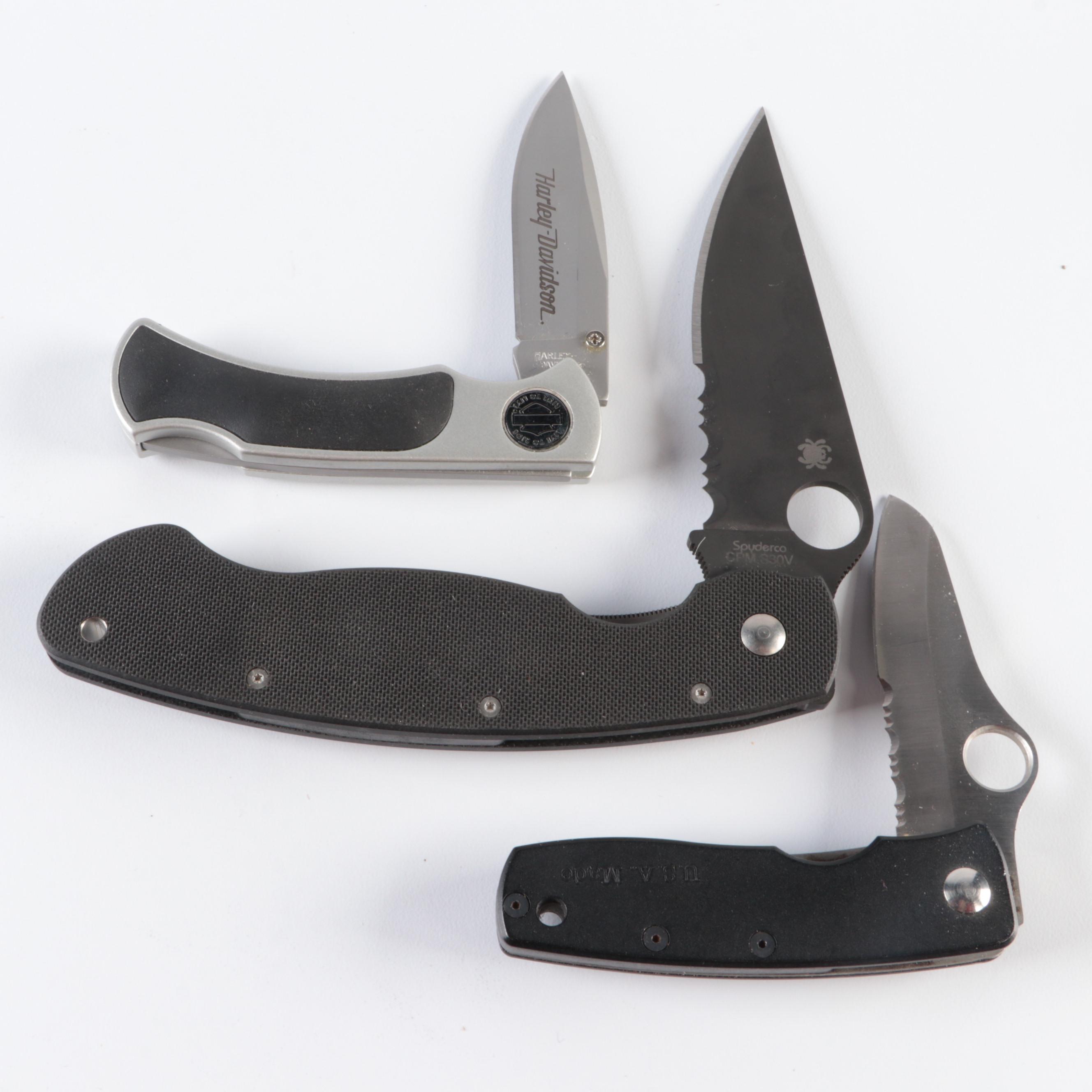 Collection of Ten Knives Including Buck