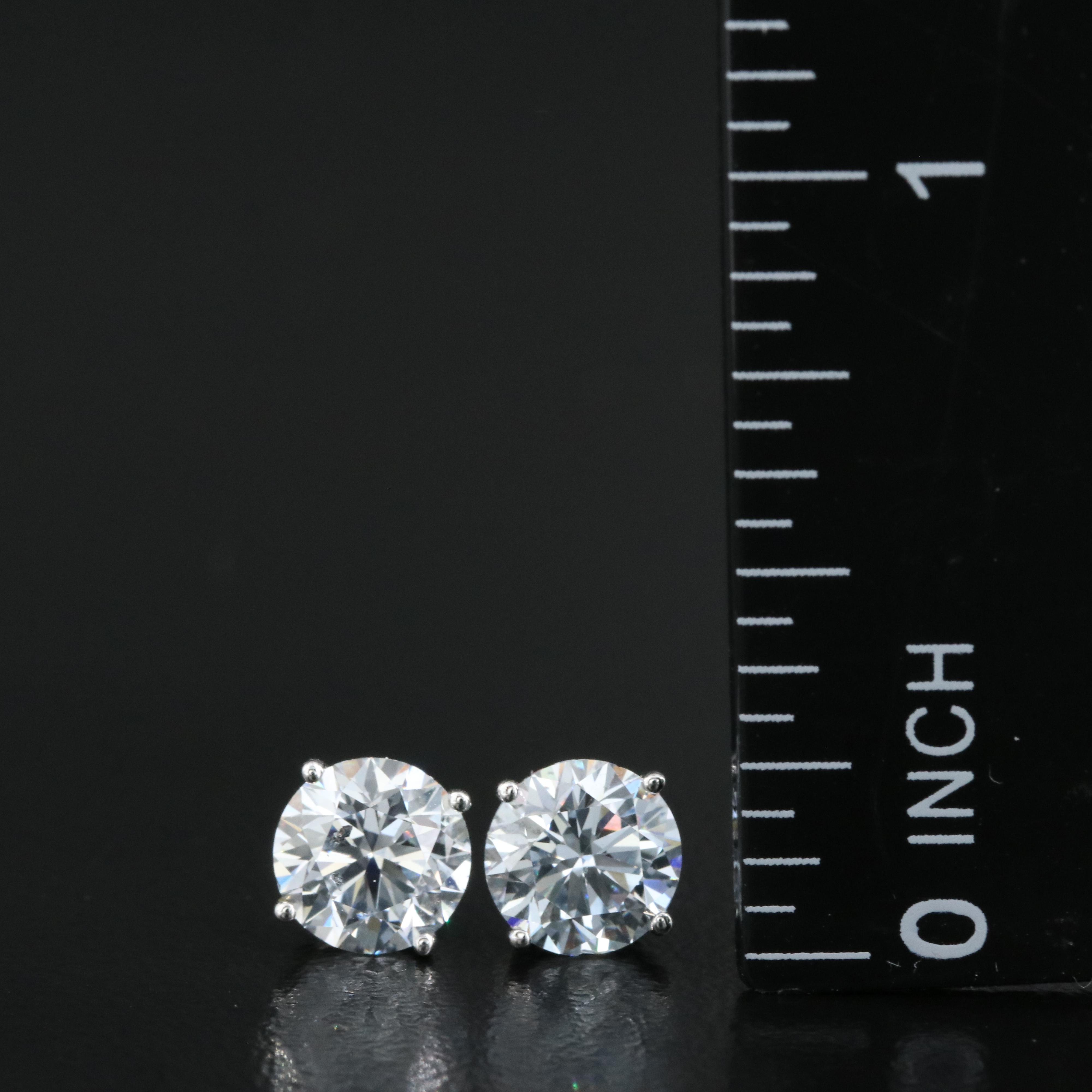 14K 1.80 CTW Lab Grown Diamond Stud Earrings