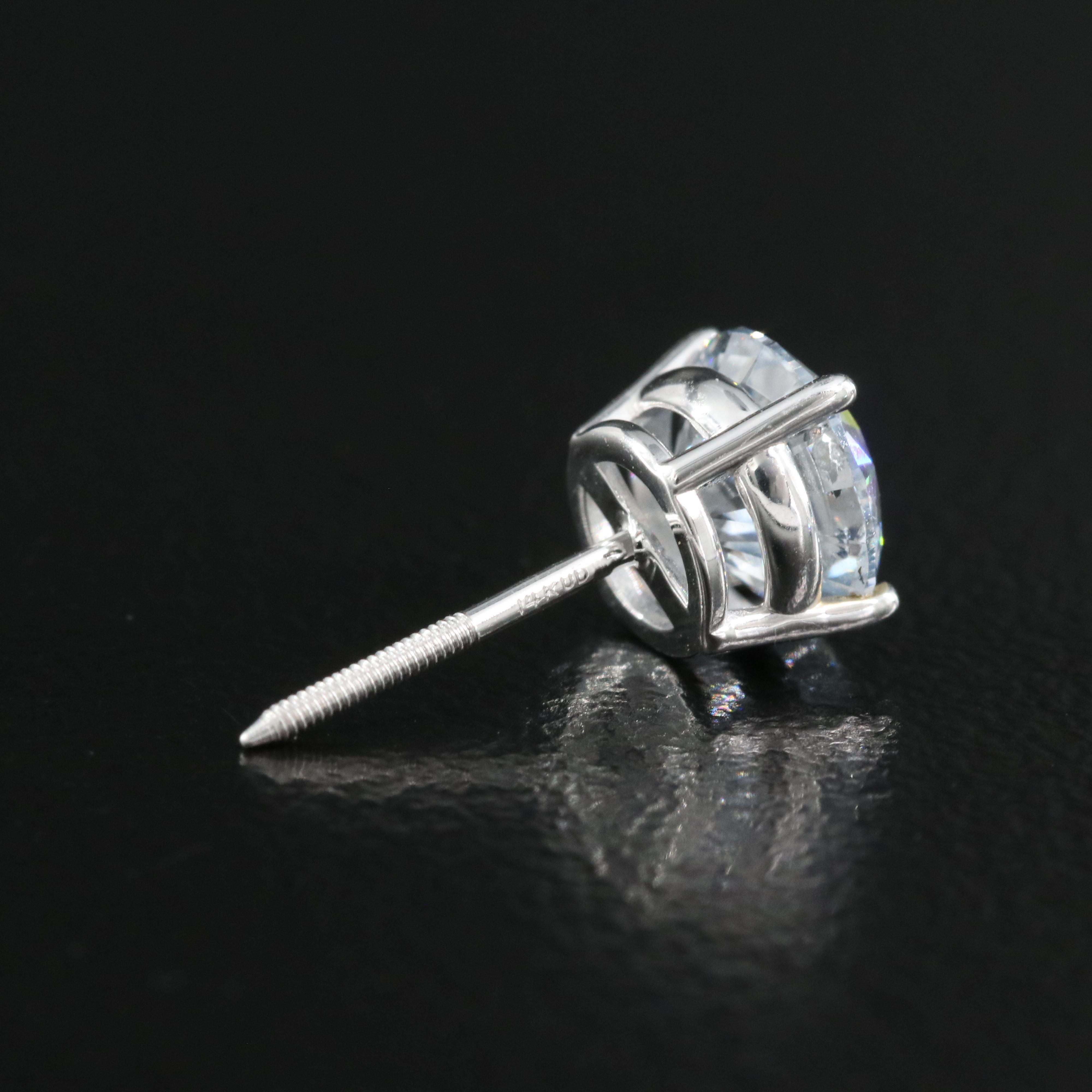 14K 1.80 CTW Lab Grown Diamond Stud Earrings