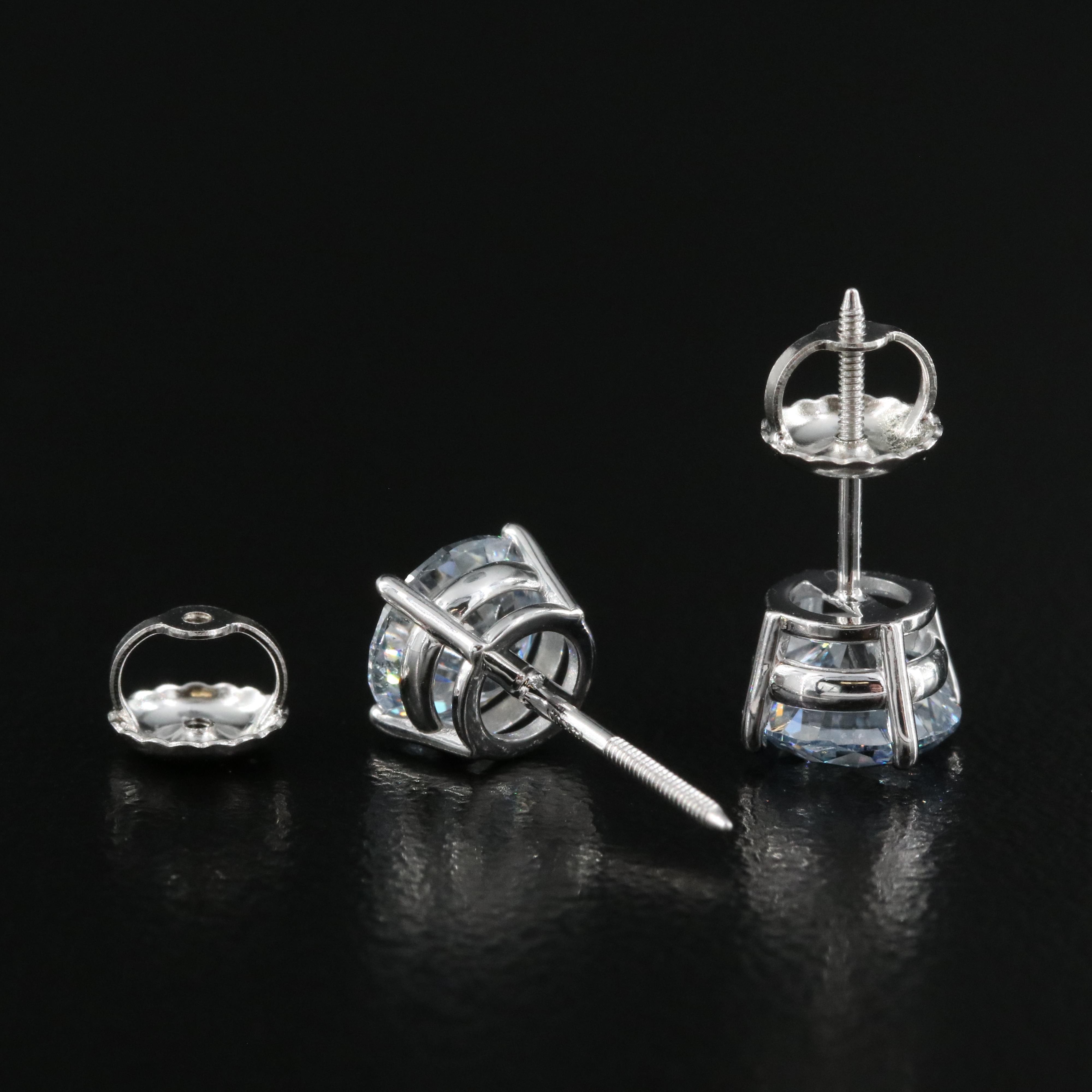 14K 1.80 CTW Lab Grown Diamond Stud Earrings