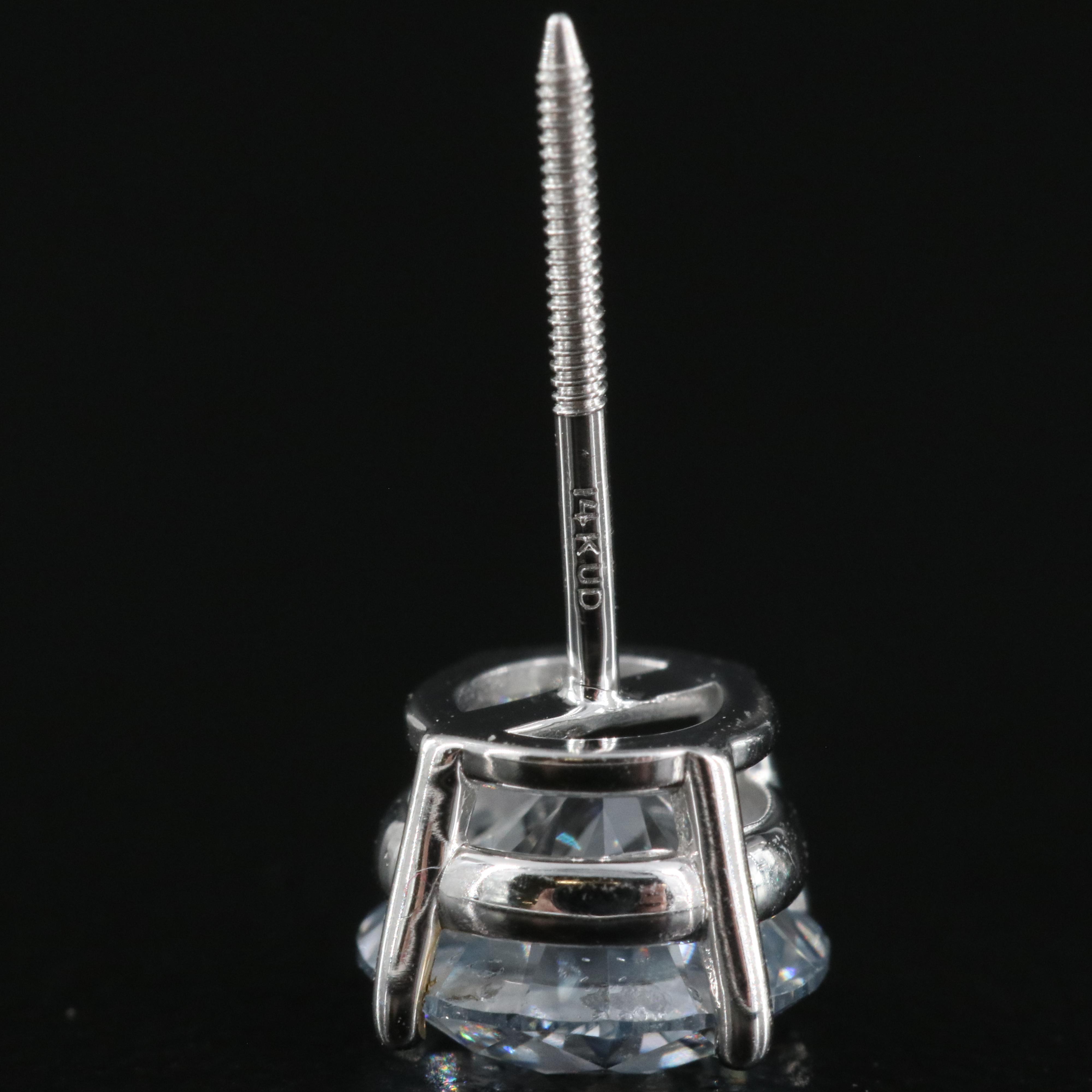 14K 1.80 CTW Lab Grown Diamond Stud Earrings