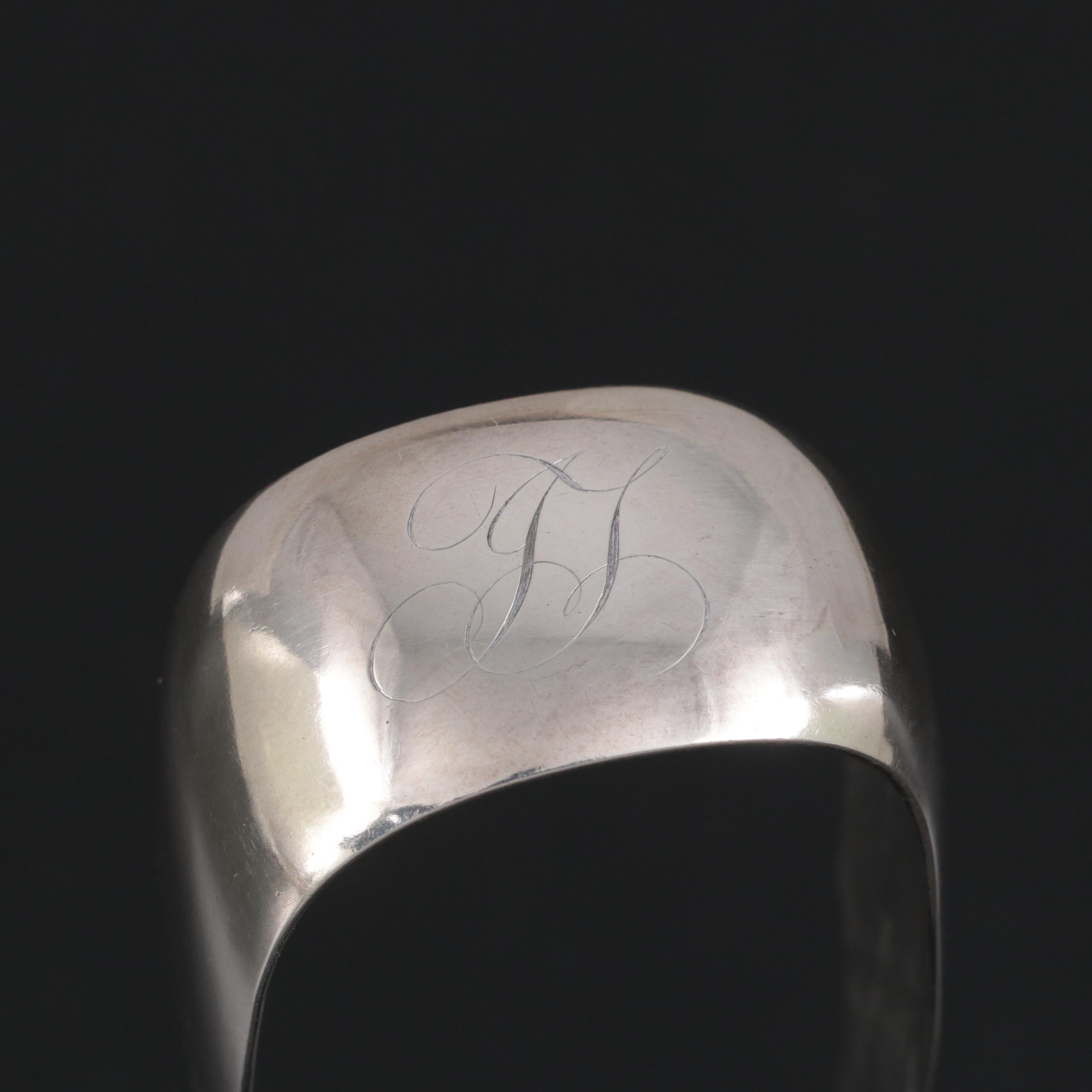 Thomas Rockwell of New London Coin Silver Tongs, Late 18th Century