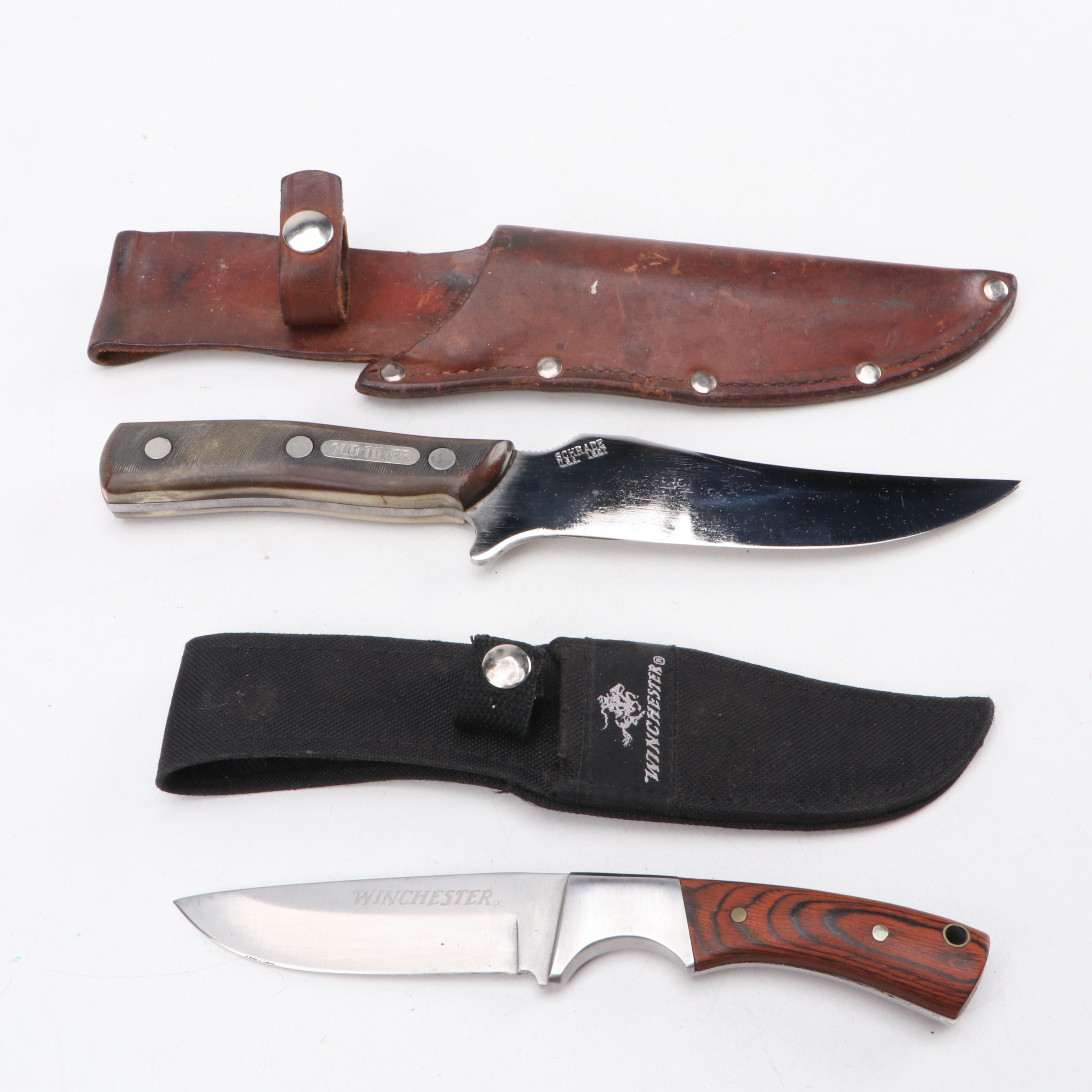 Collection of Ten Knives Including Winchester