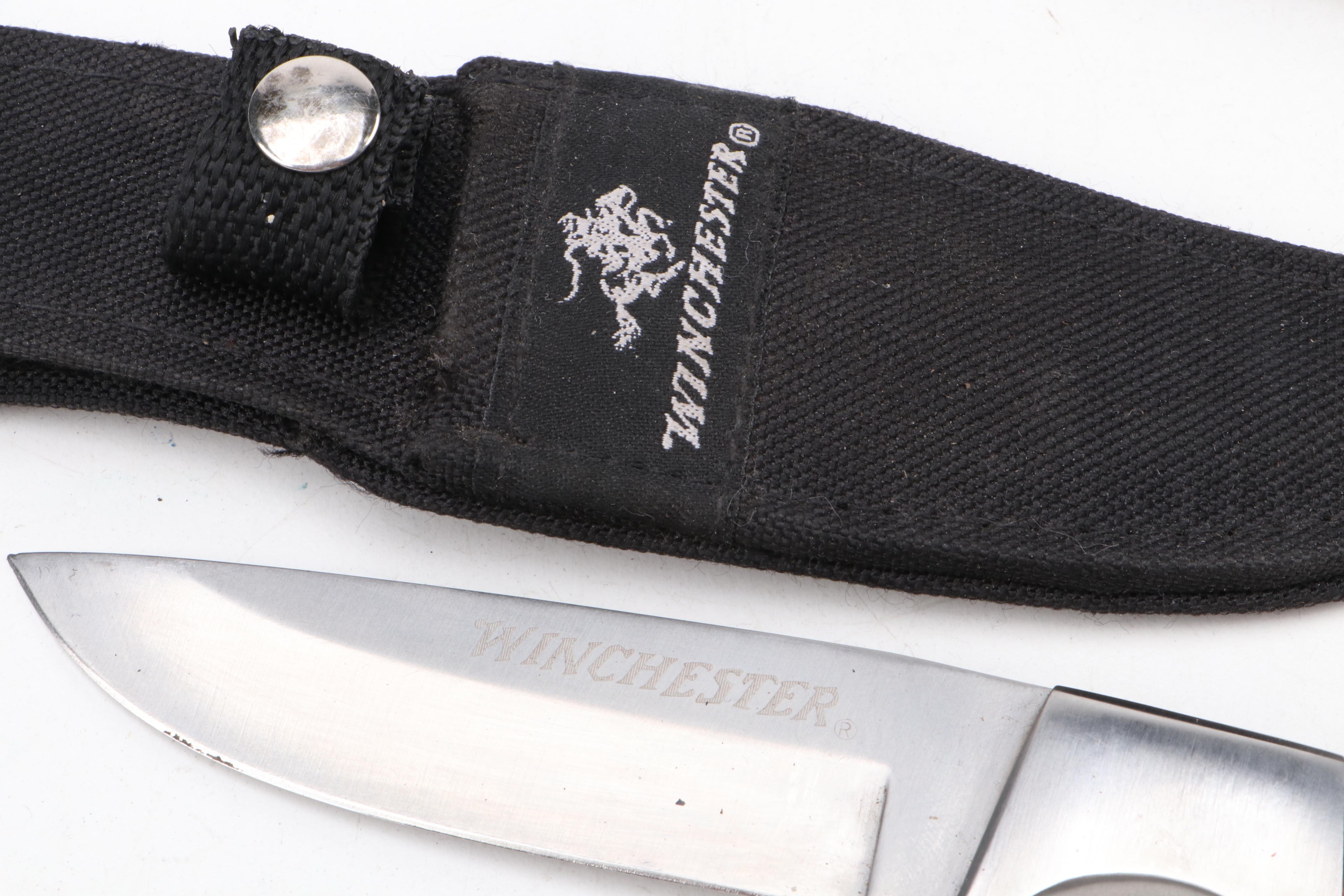 Collection of Ten Knives Including Winchester