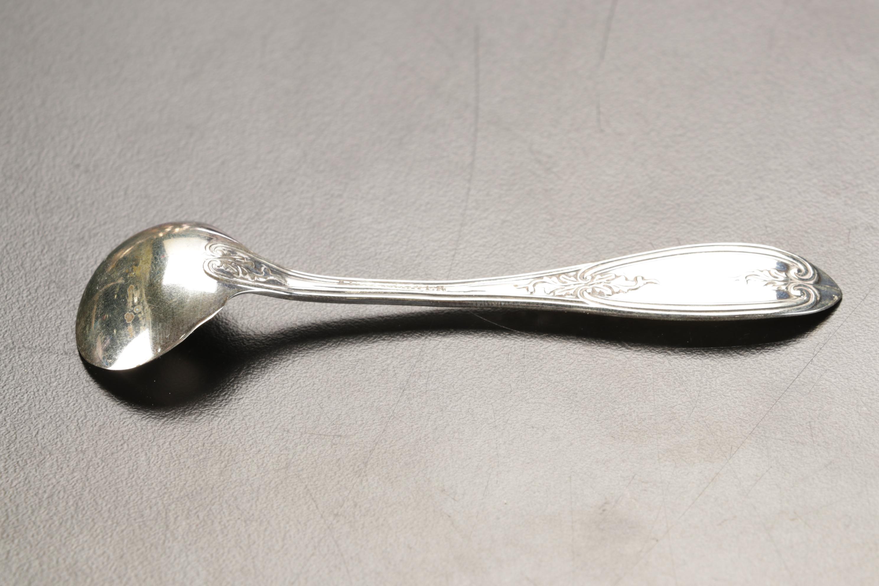 Silver Plate Biscuit Box, Scuttle Salt Cellar, Silent Butlers, and More