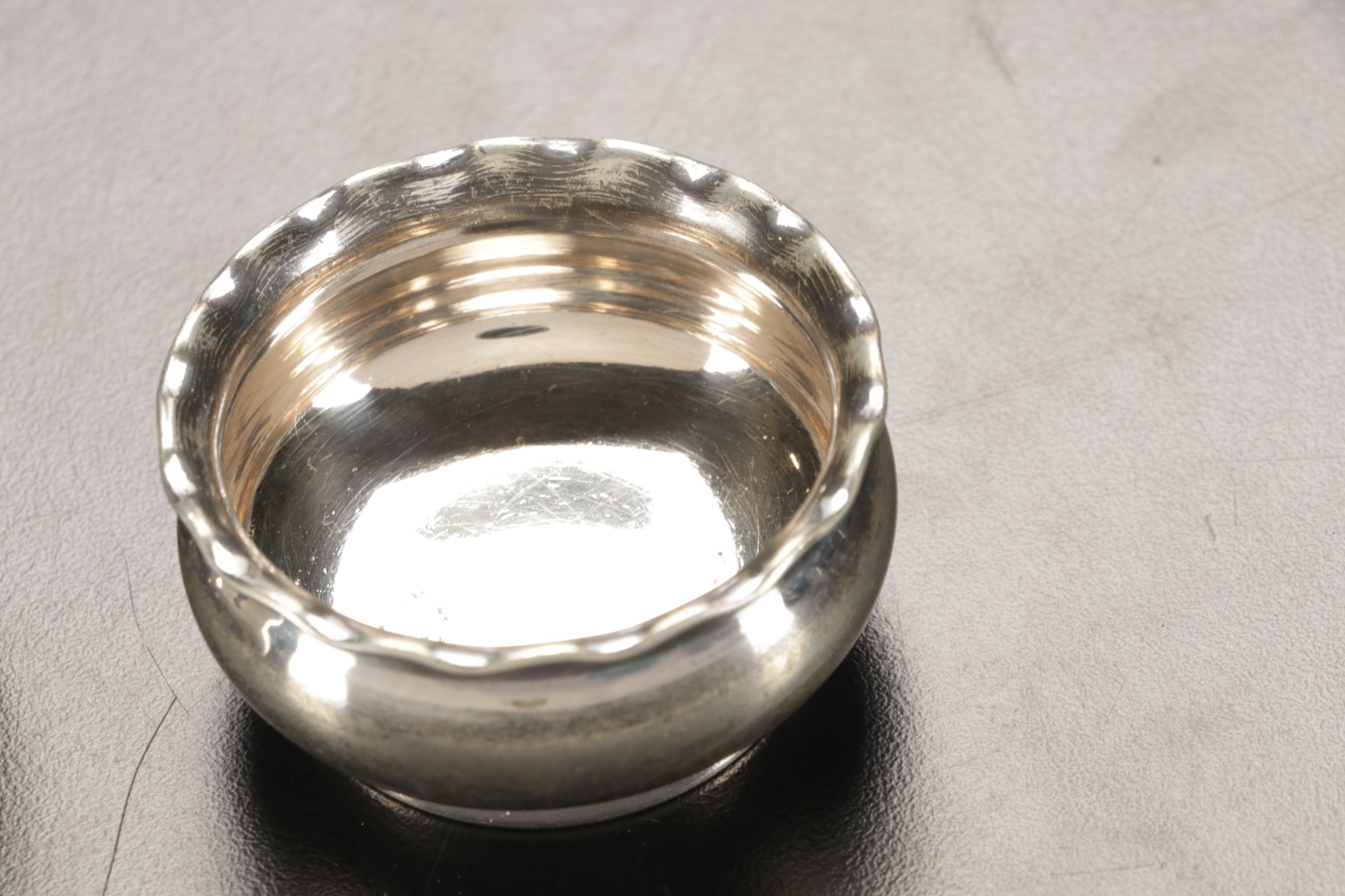 Silver Plate Biscuit Box, Scuttle Salt Cellar, Silent Butlers, and More