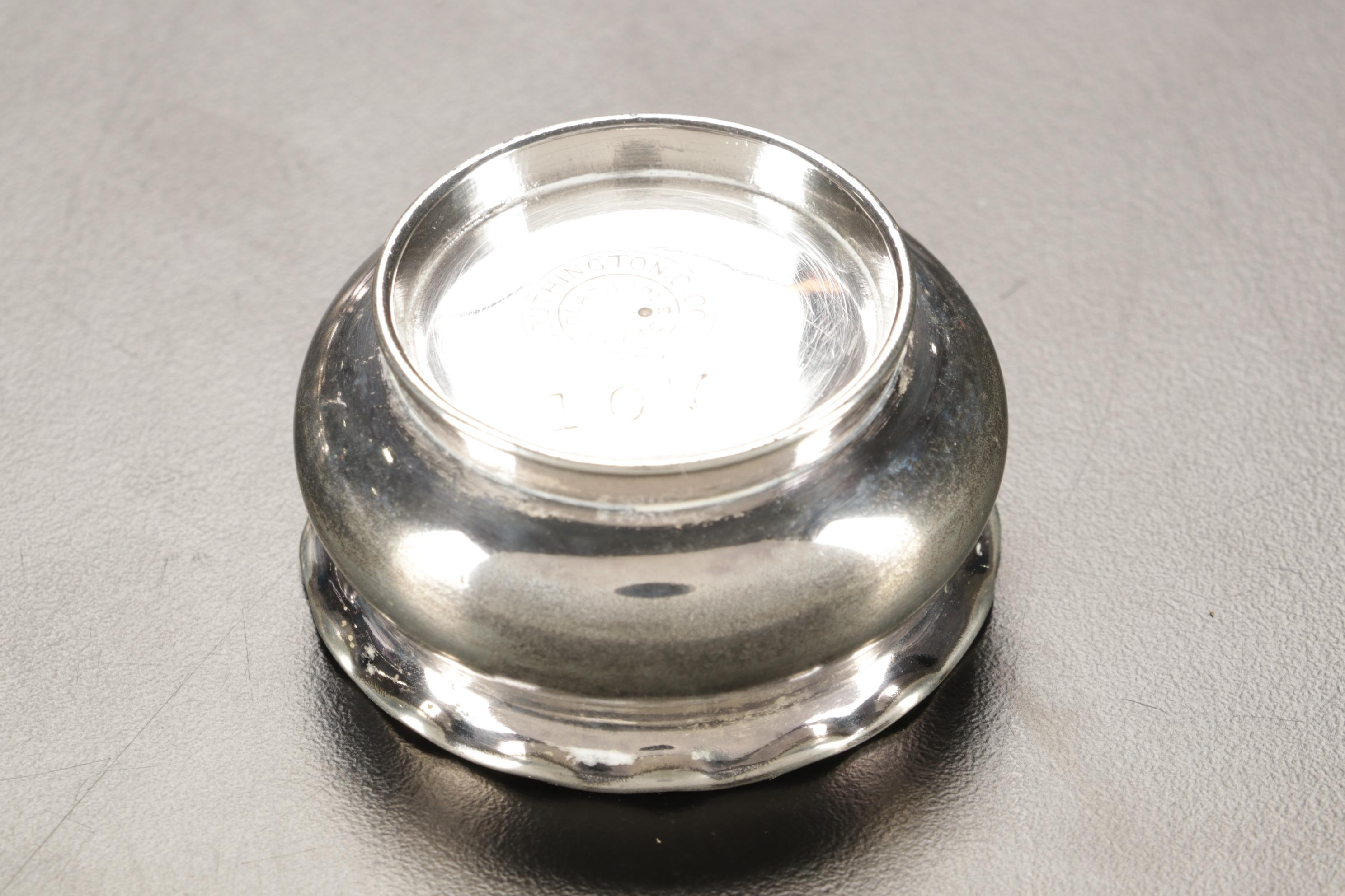 Silver Plate Biscuit Box, Scuttle Salt Cellar, Silent Butlers, and More