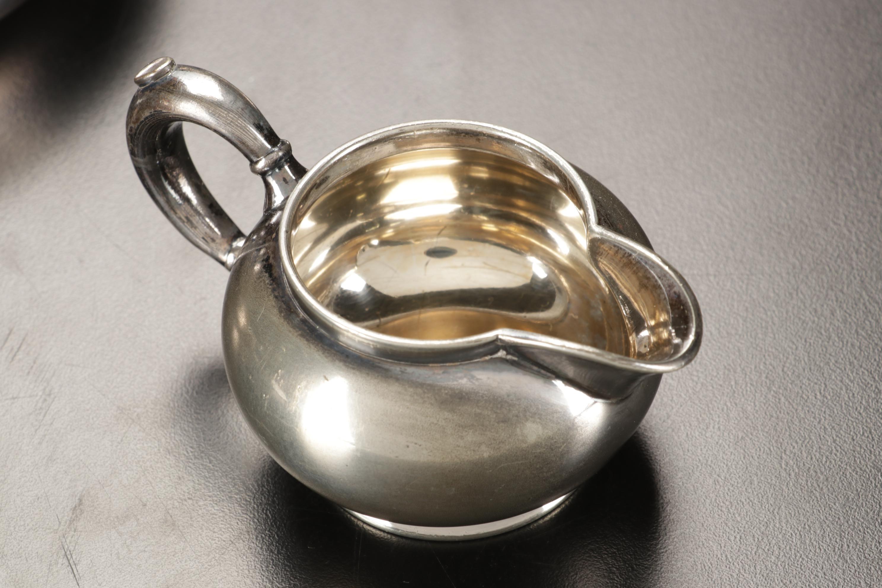 Silver Plate Biscuit Box, Scuttle Salt Cellar, Silent Butlers, and More