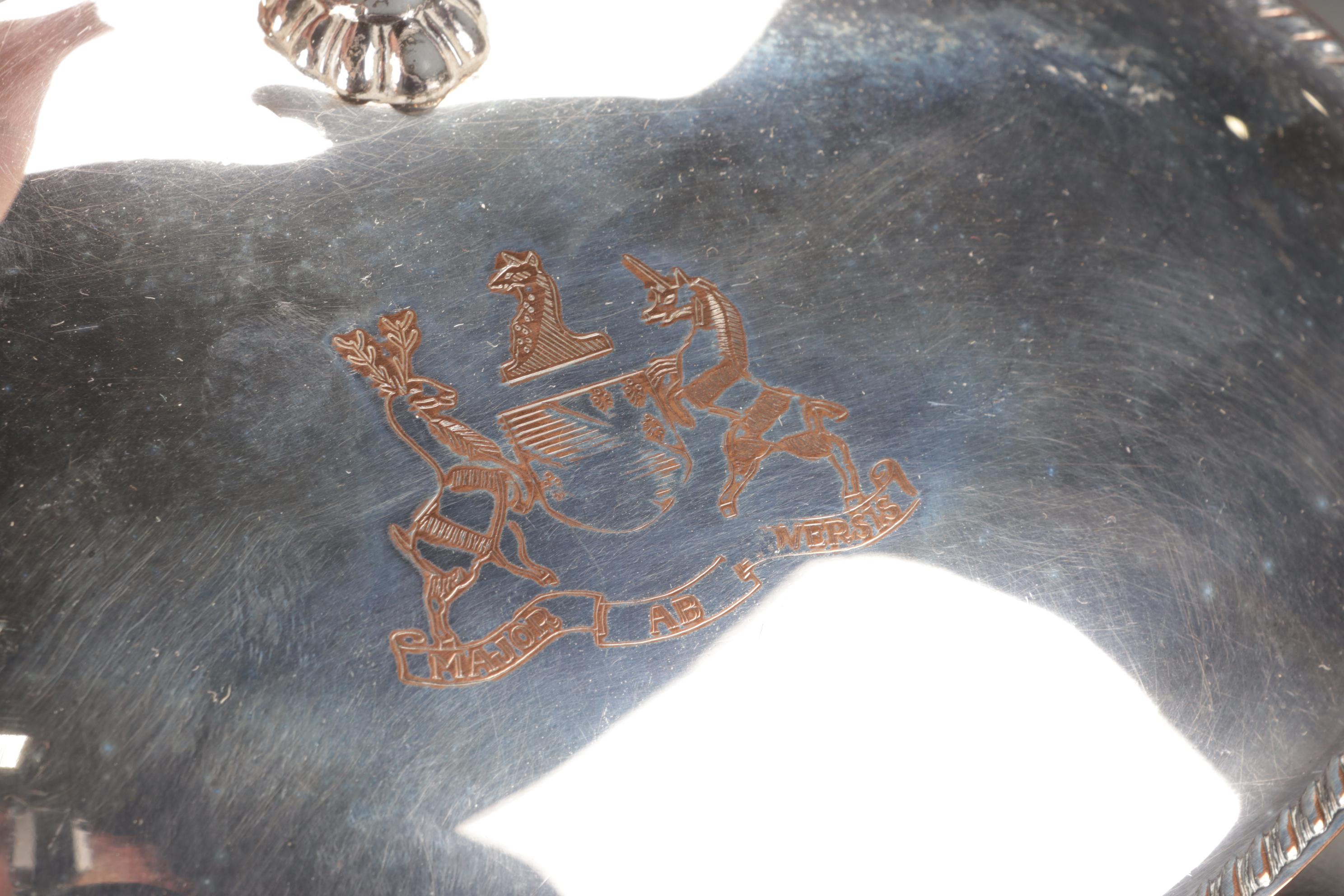 Silver Plate Biscuit Box, Scuttle Salt Cellar, Silent Butlers, and More