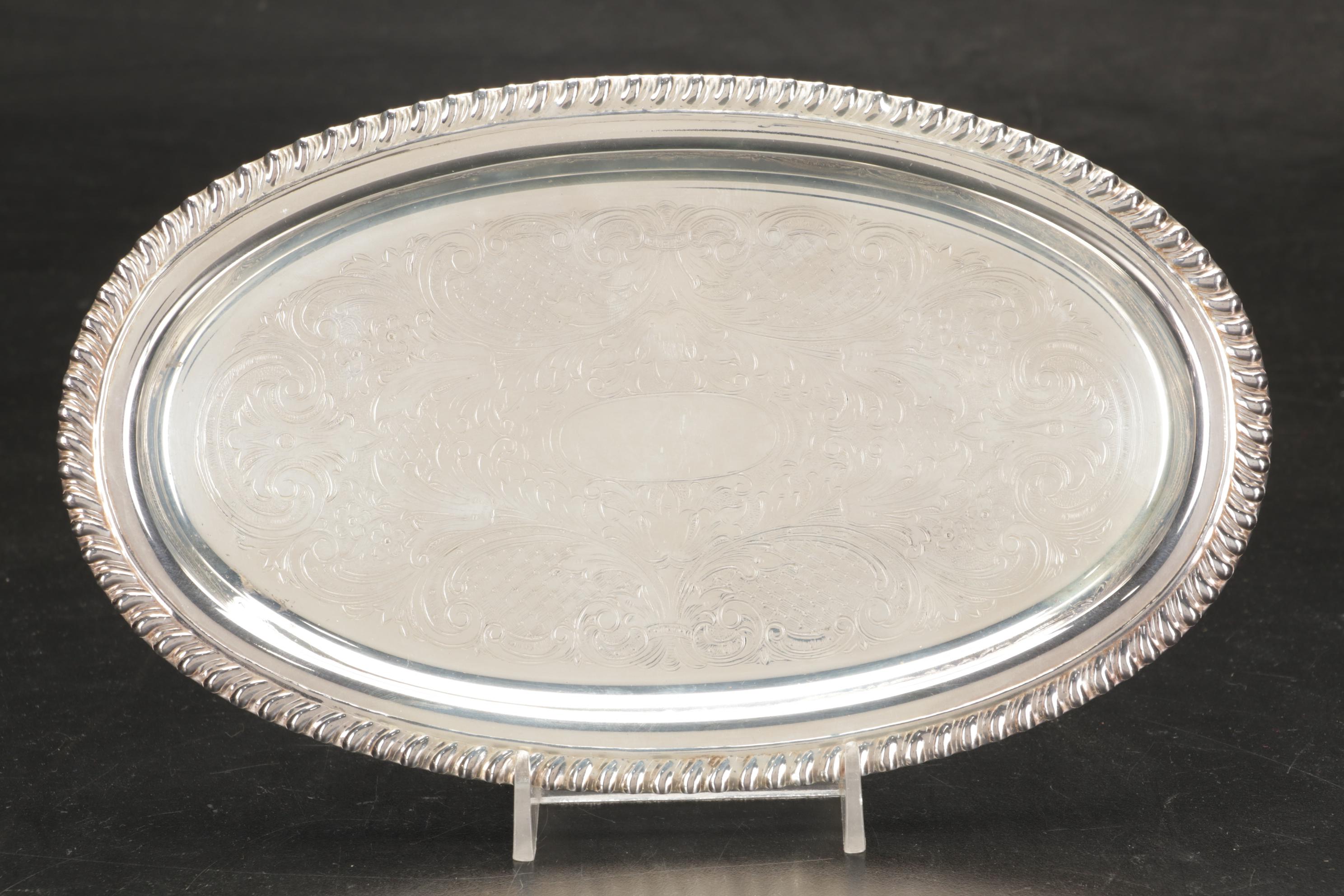 Silver Plate Biscuit Box, Scuttle Salt Cellar, Silent Butlers, and More