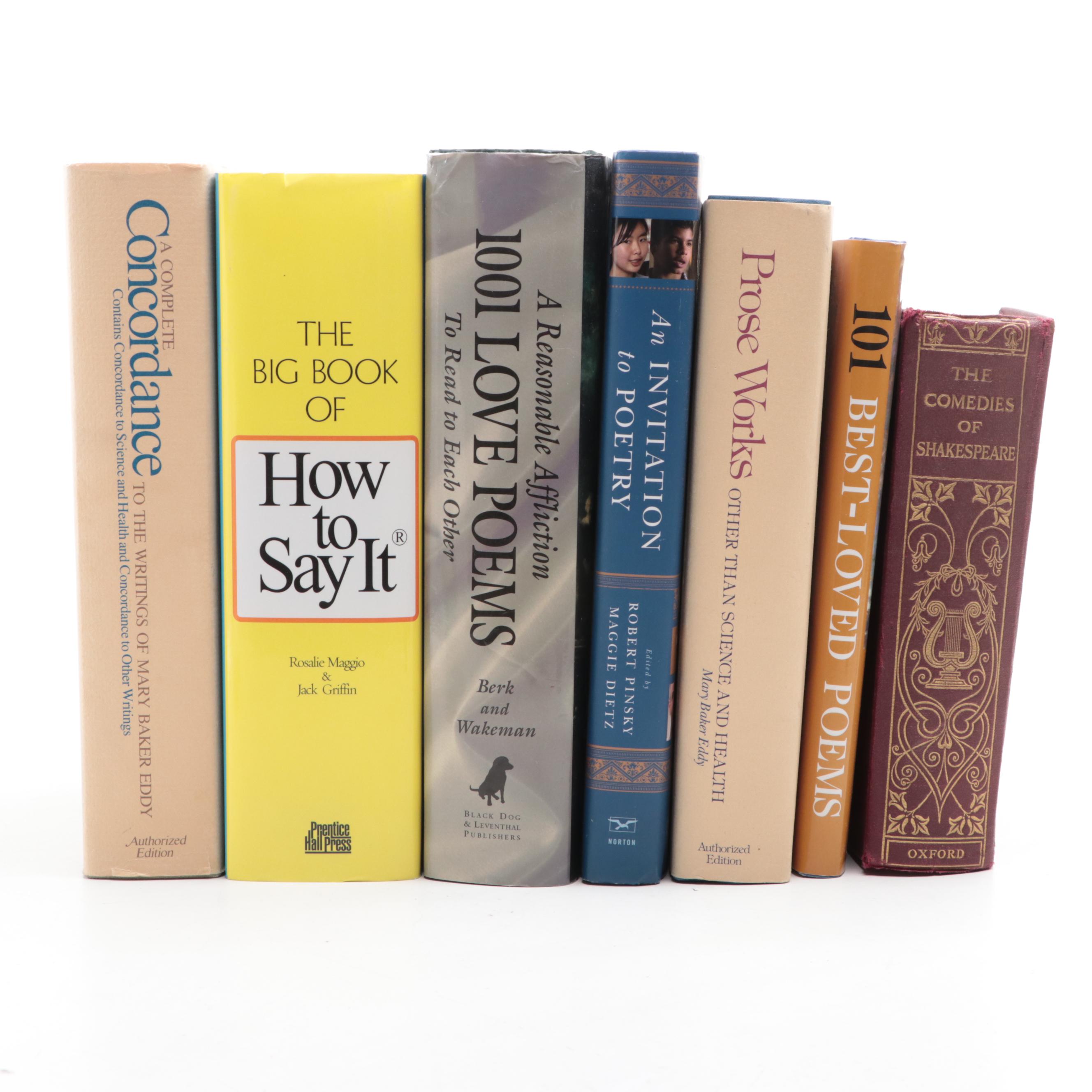 First Edition "An Invitation to Poetry" by Robert Pinsky and More Books