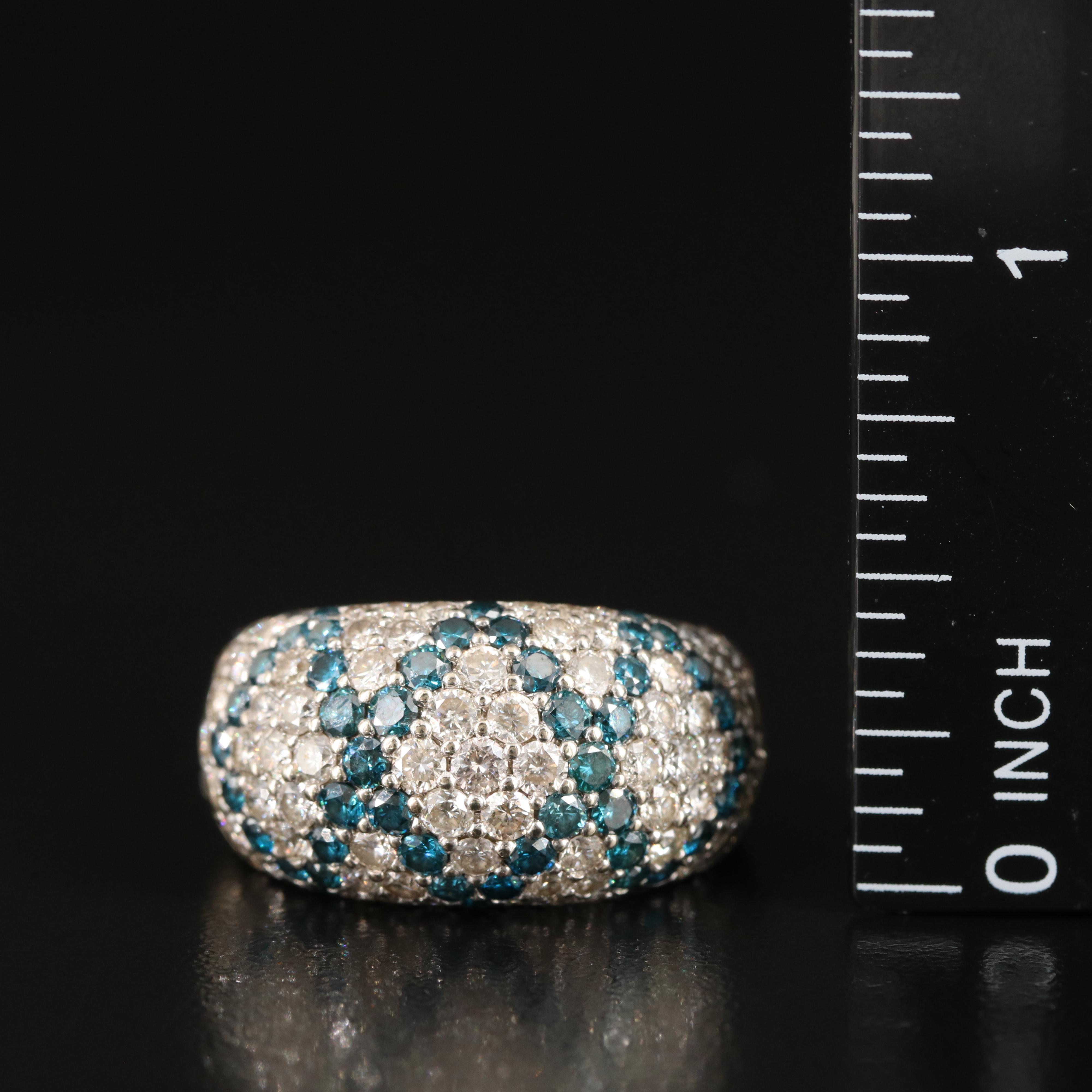 14K 2.97 CTW Diamond Dome Ring