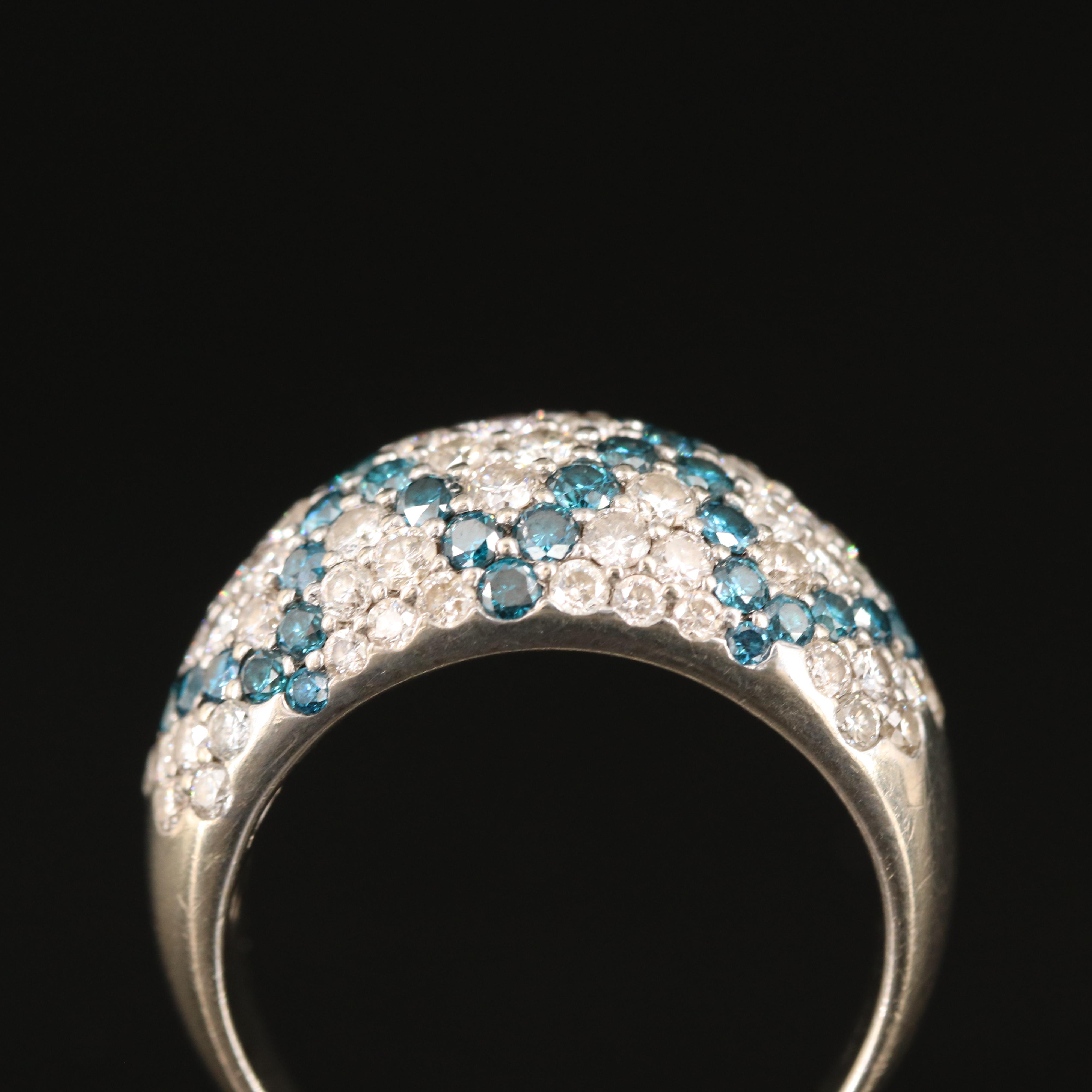 14K 2.97 CTW Diamond Dome Ring