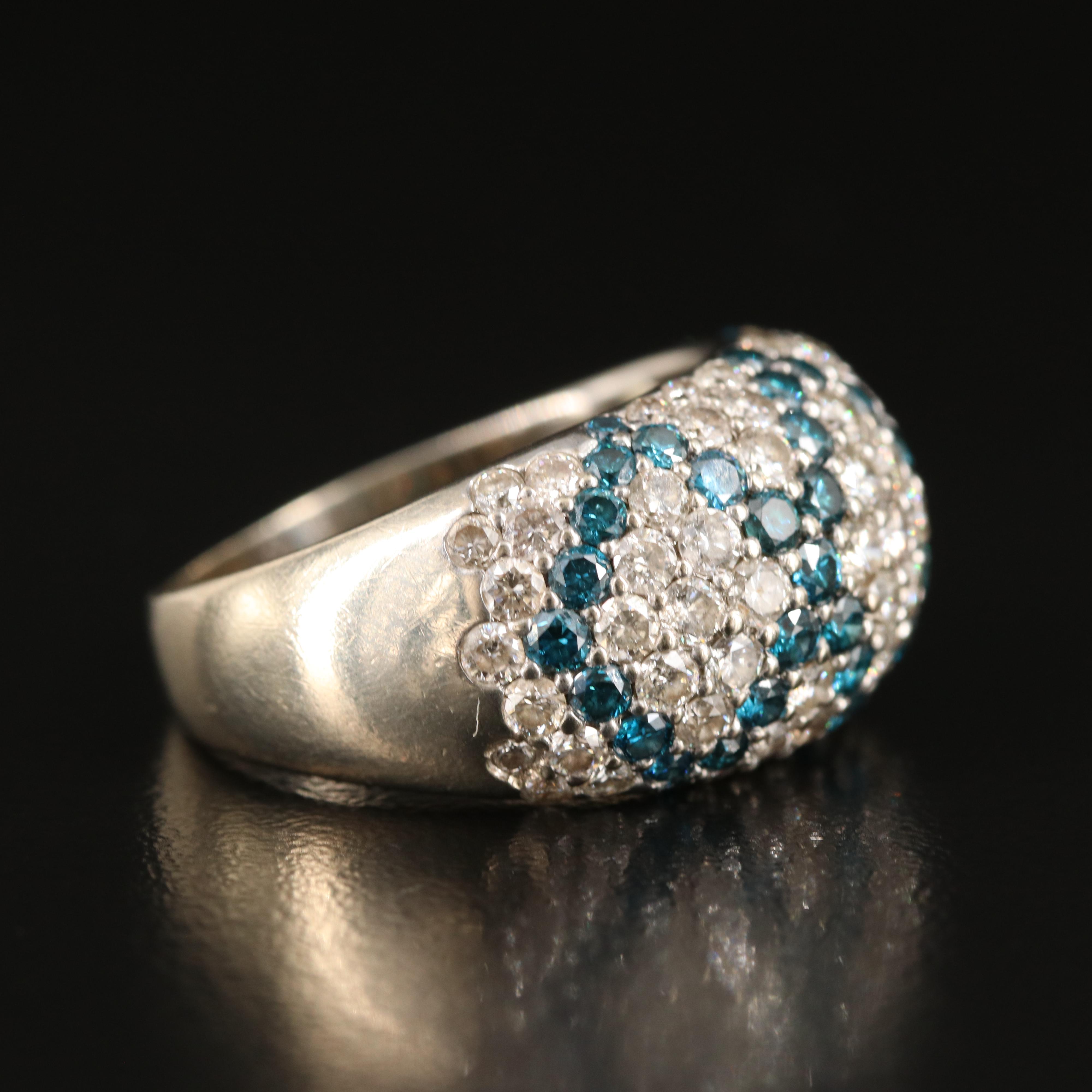 14K 2.97 CTW Diamond Dome Ring