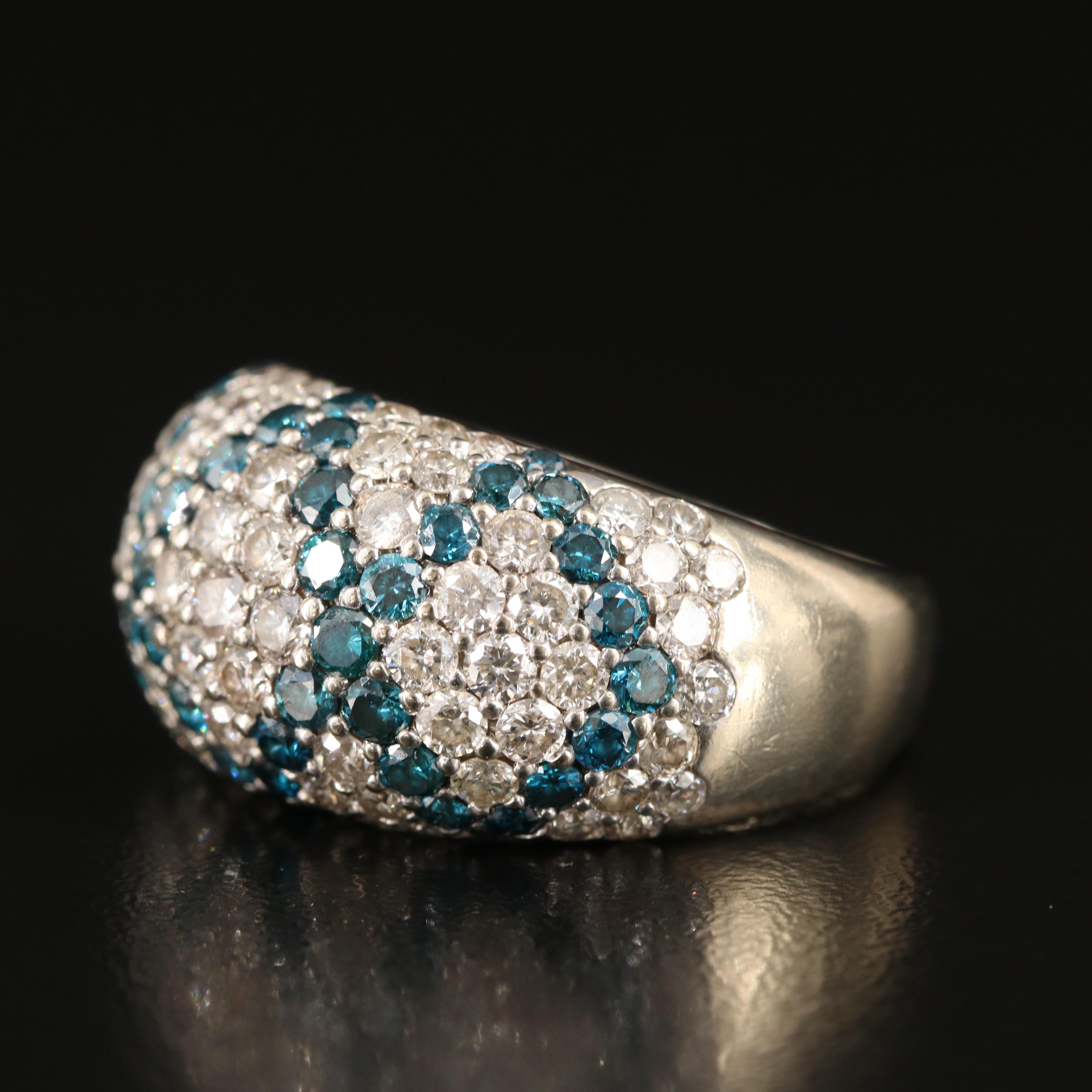 14K 2.97 CTW Diamond Dome Ring