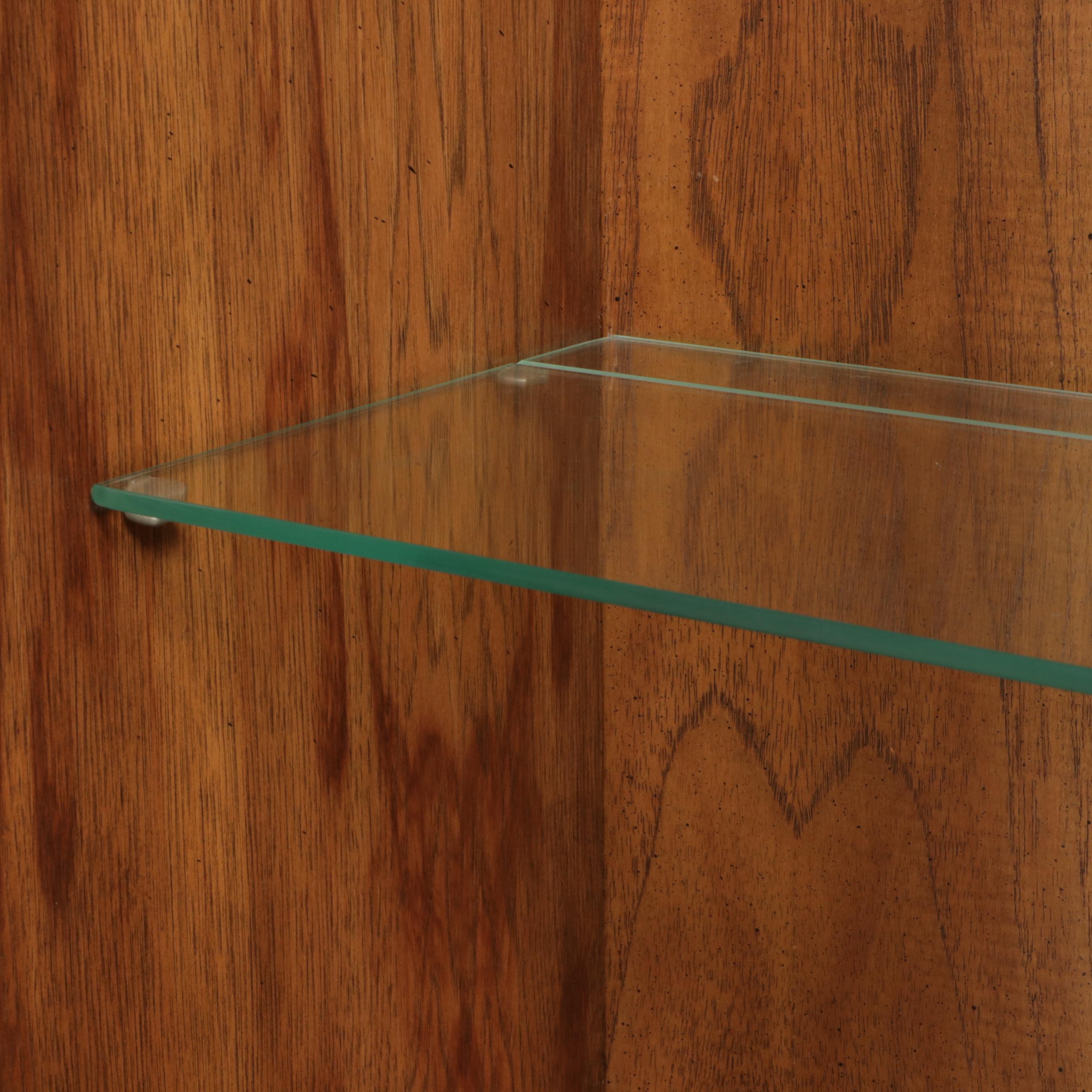 American of Martinsville Oak China Cabinet