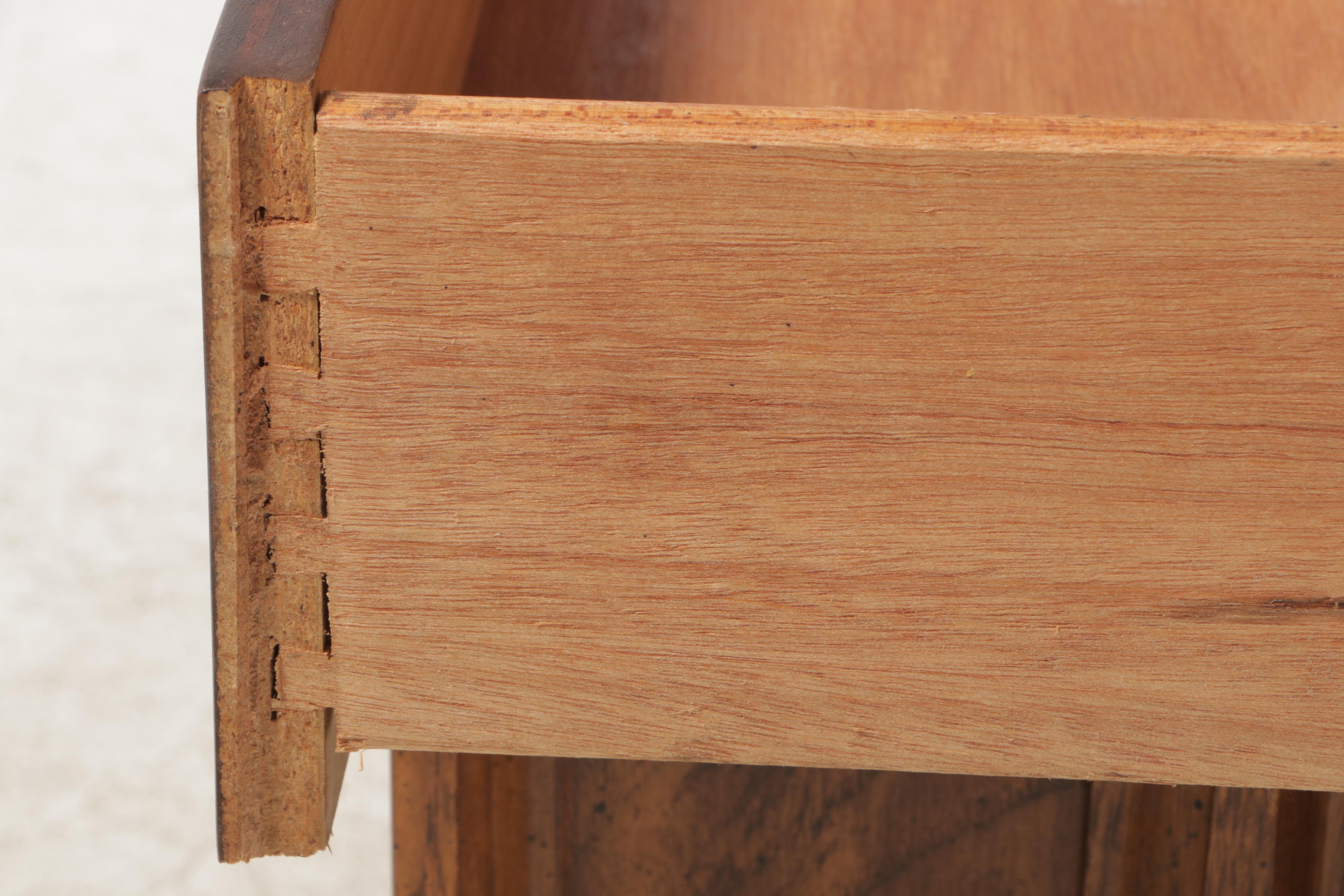 American of Martinsville Oak China Cabinet