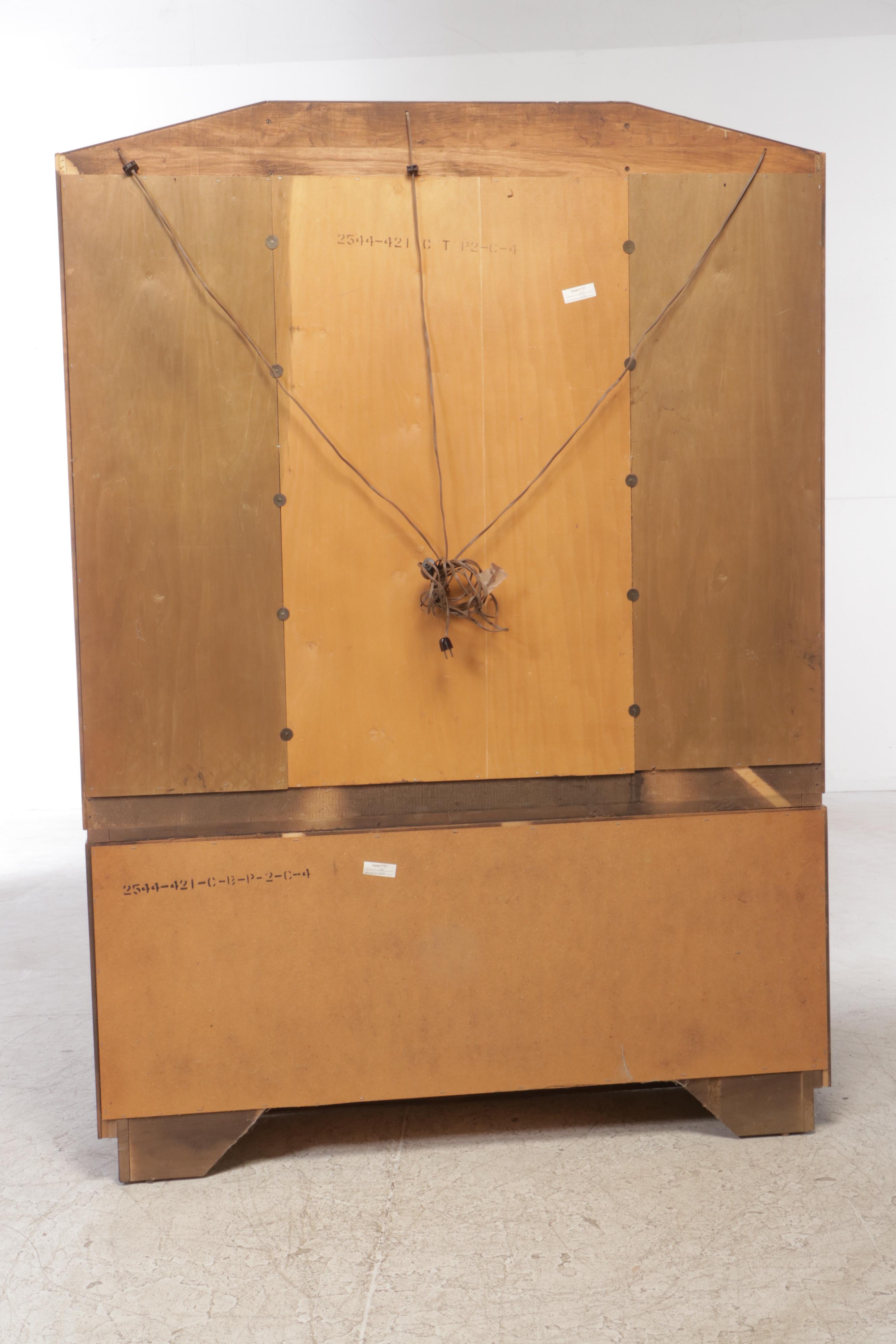 American of Martinsville Oak China Cabinet