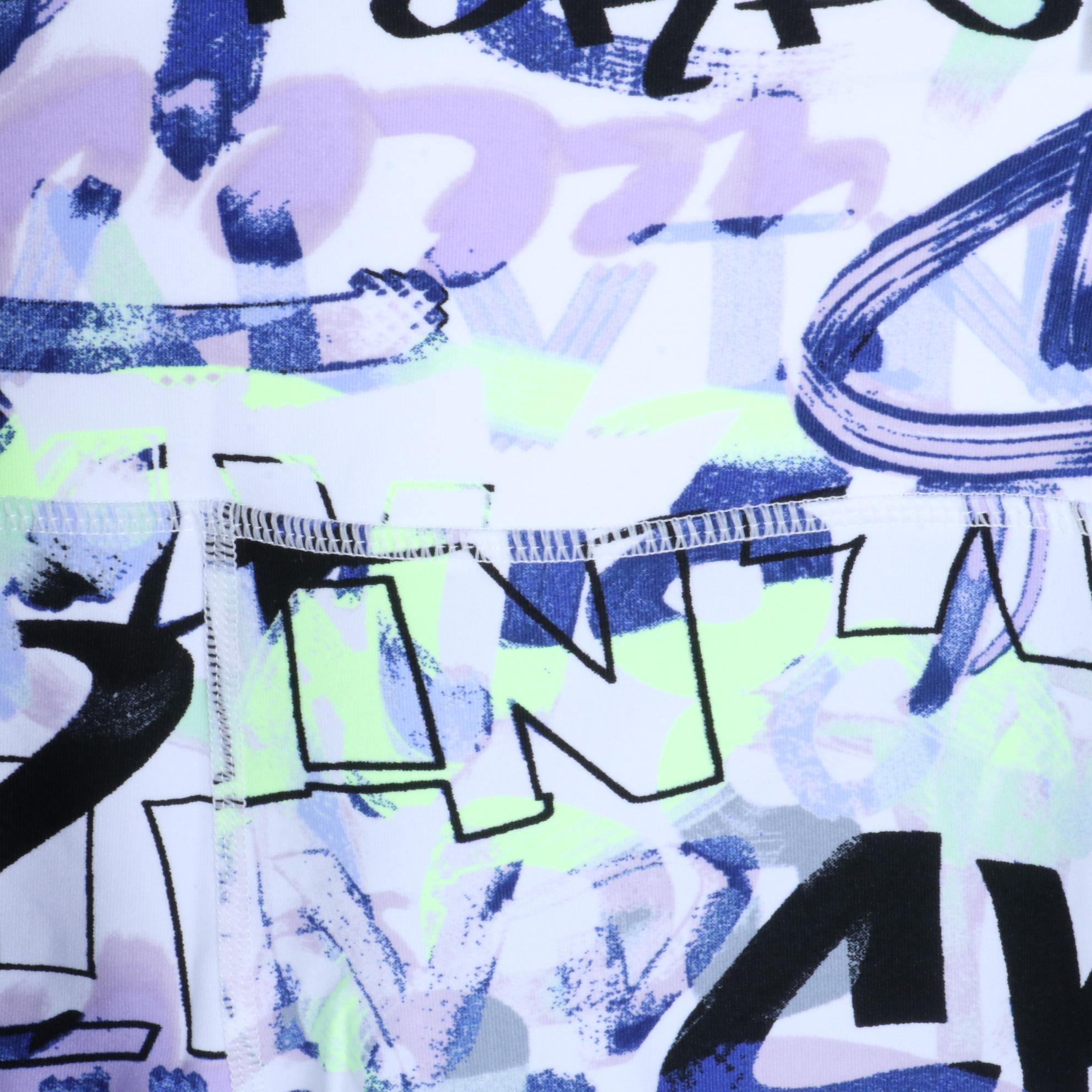 Calvin Klein Print and Solid High-Waisted Bike Shorts, New With Tags