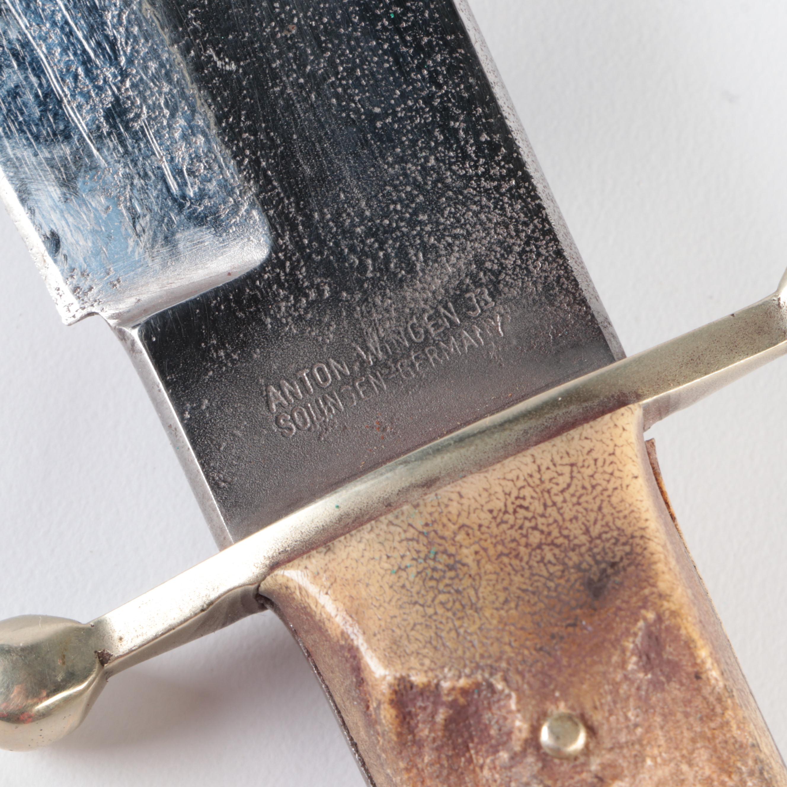 Anton Wingen Jr. Othello Bowie Knife