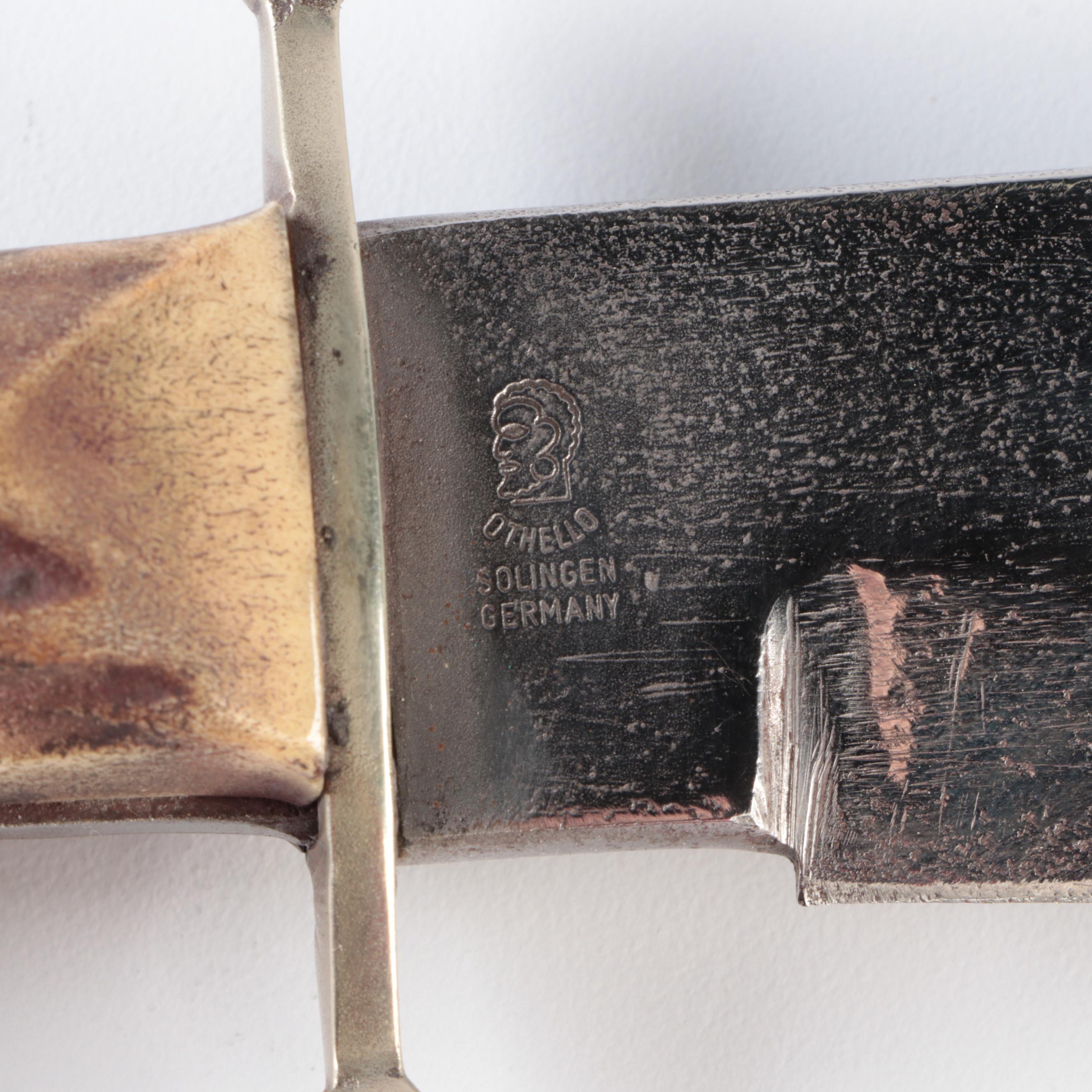 Anton Wingen Jr. Othello Bowie Knife