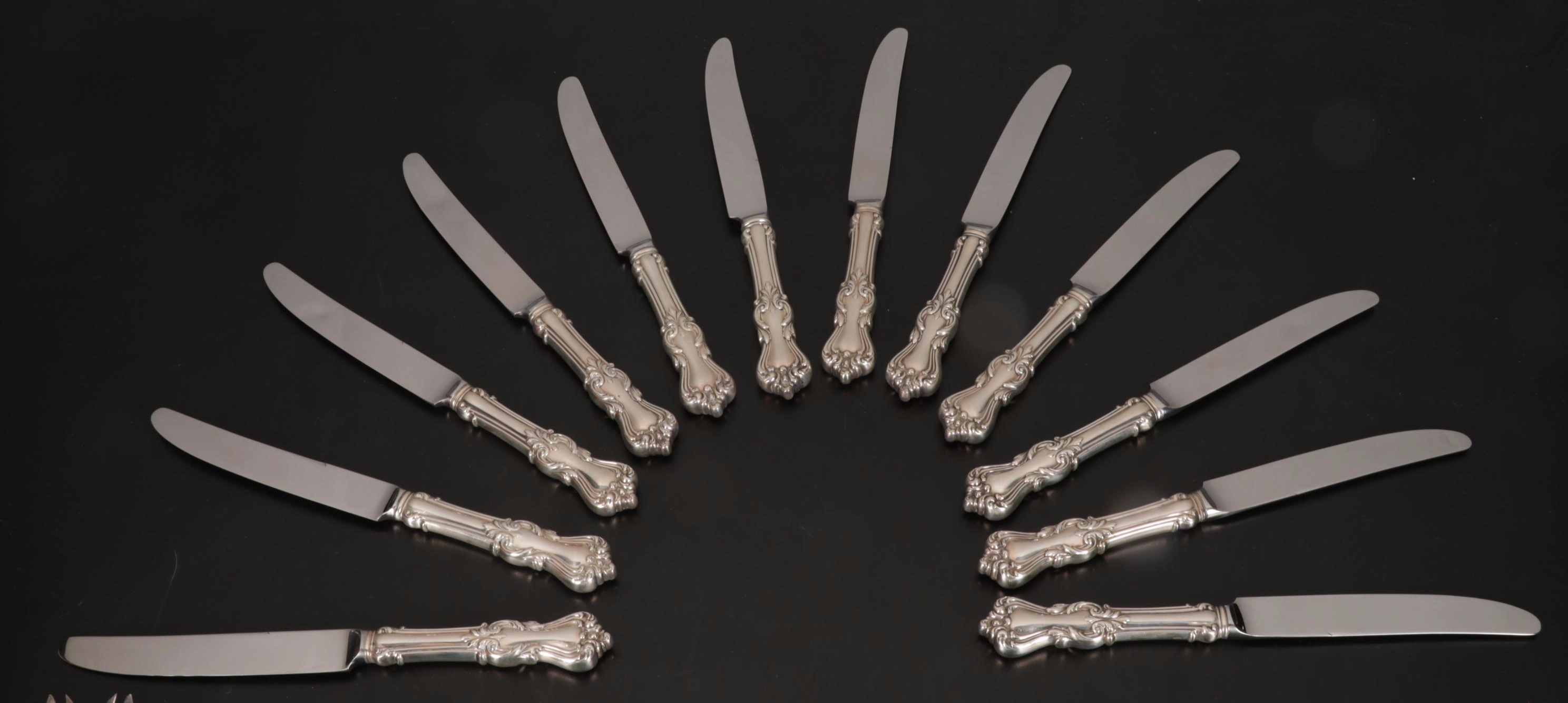 Reed & Barton "Marlborough" Sterling Silver Flatware, 1906-2011