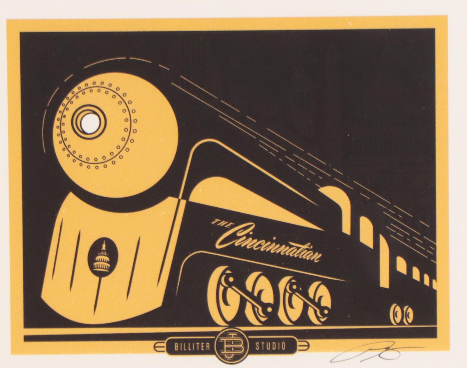James Billiter Serigraph "The Cincinnatian," 21st Century