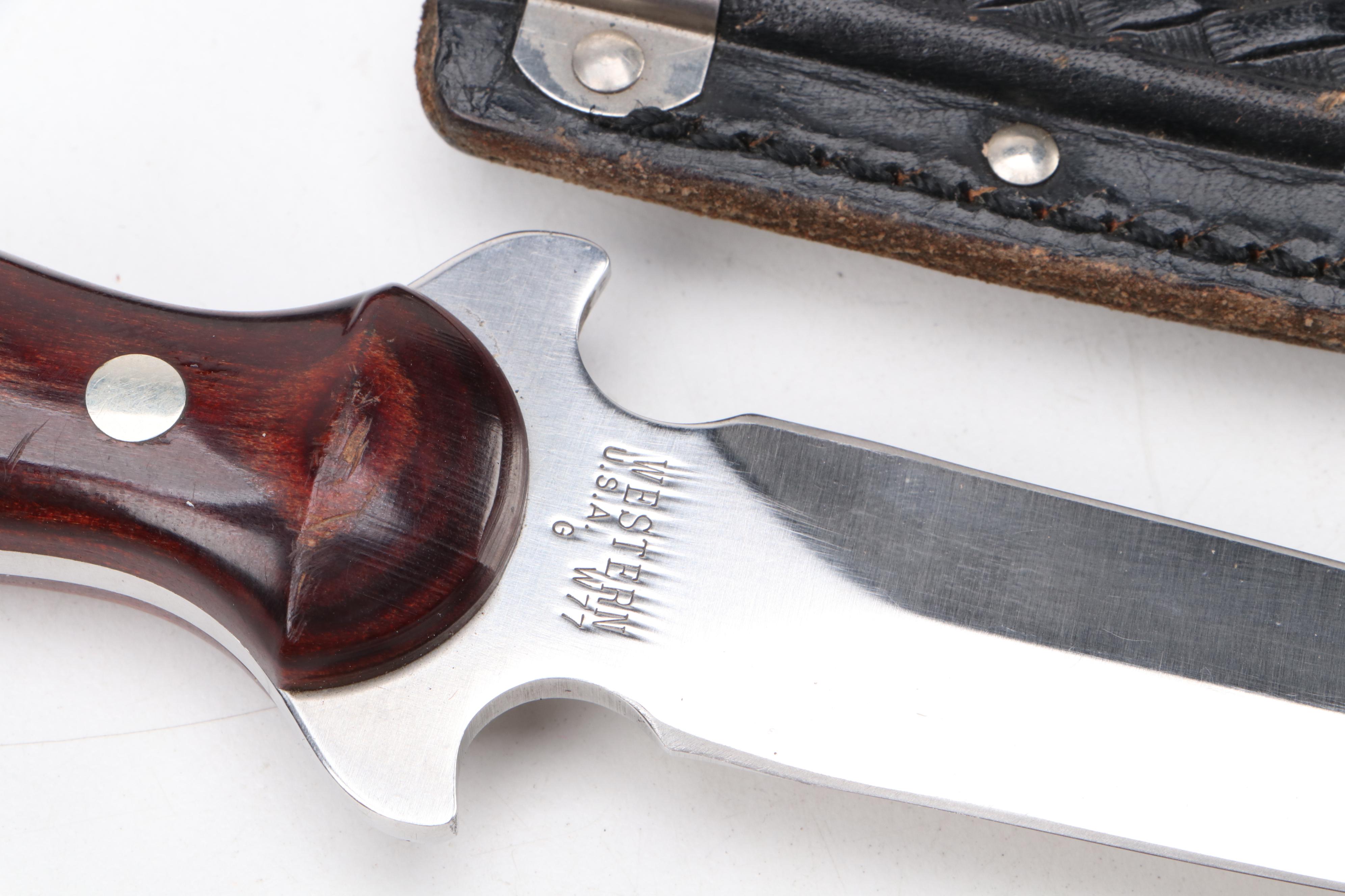 Collection of Ten Knives Including Shrade Old Timer