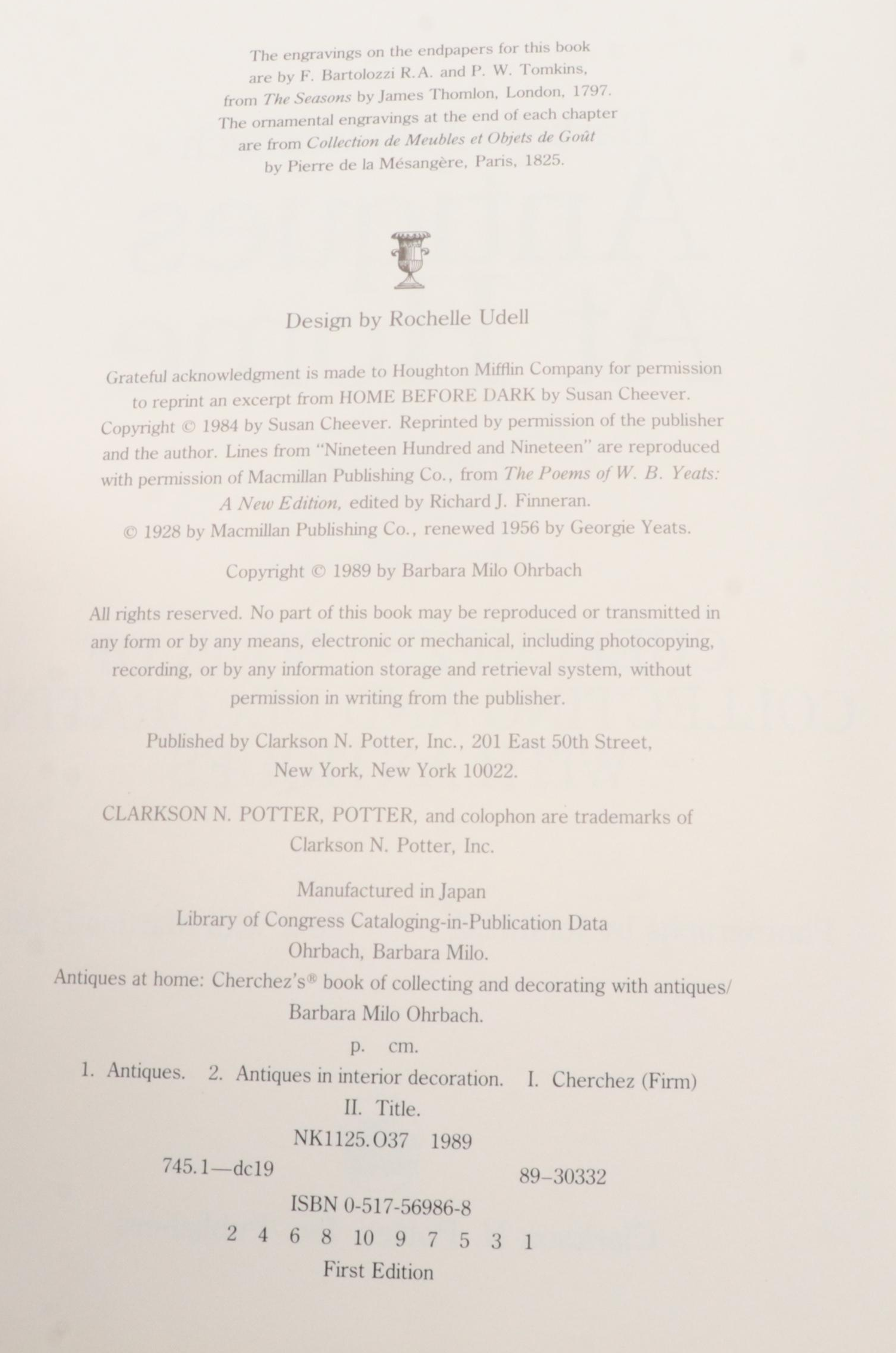 First Edition "English Country" by Caroline Seebohm and More Books