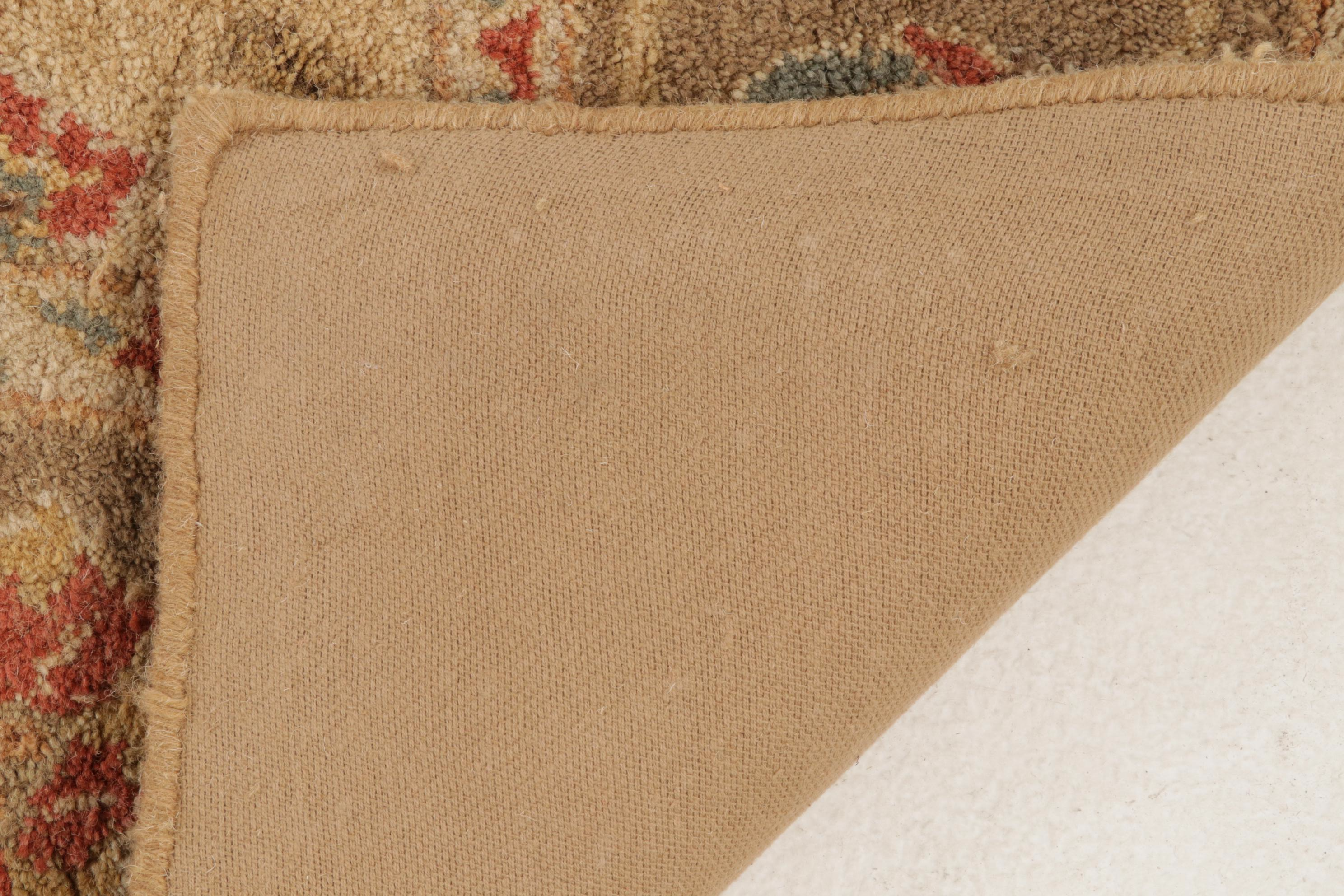 9' x 12' Pottery Barn "Webster" Golden Wheat Indian Wool Area Rug