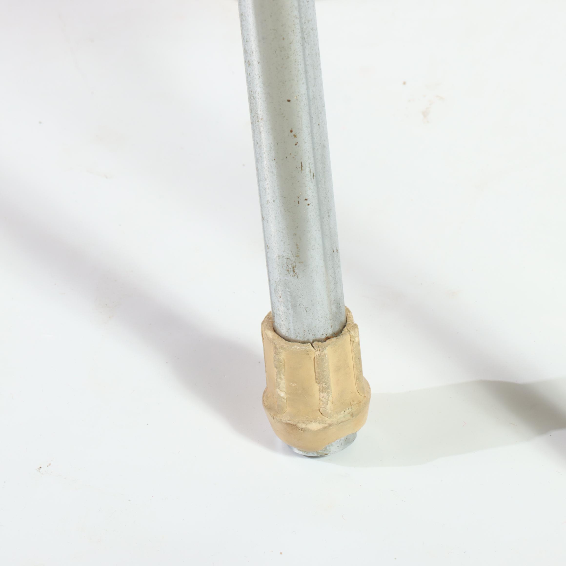 Three-Piece Mid Century Modern Chrome Child's Dining Set, Incl. Storkline