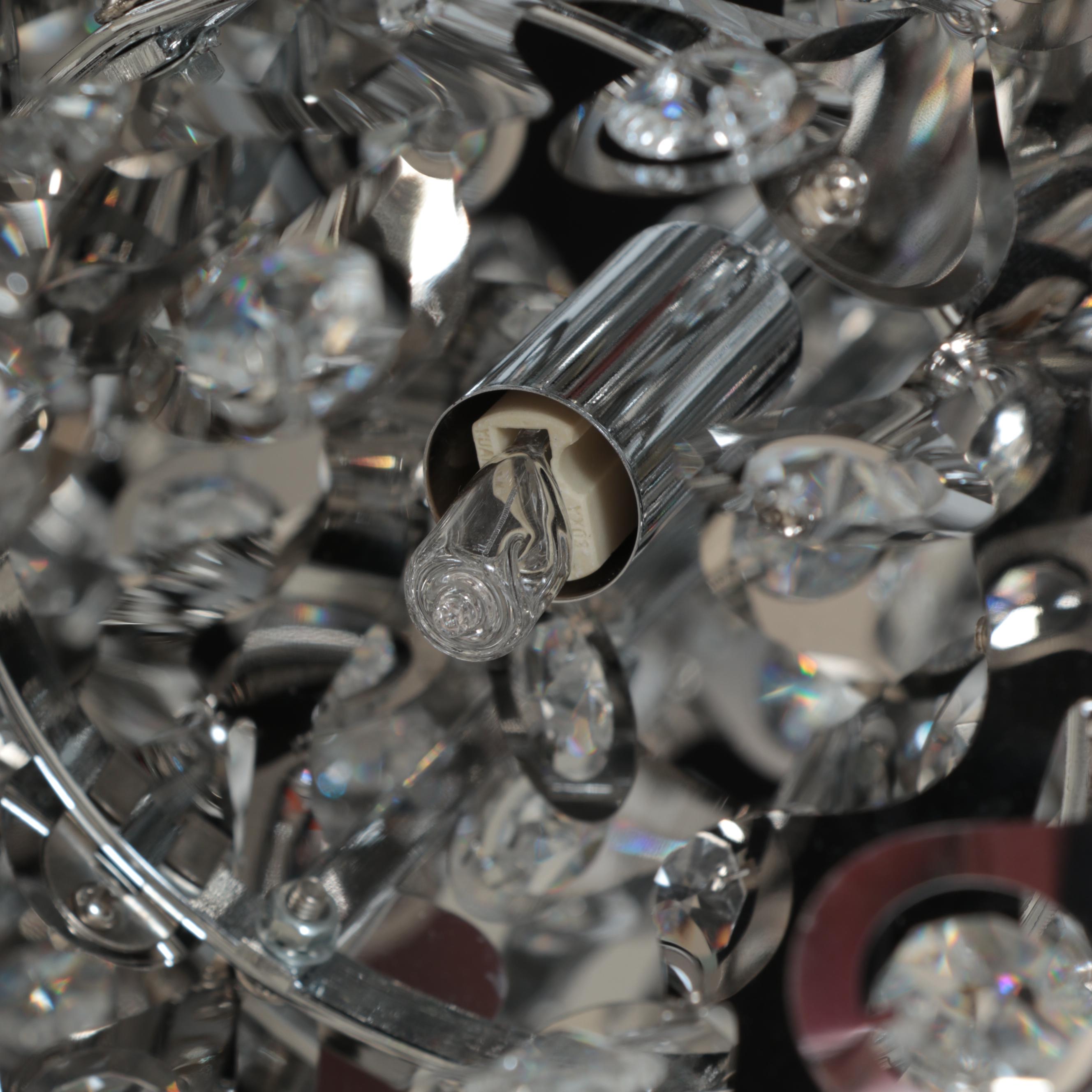 Maxim Lighting Comet Thirteen-Light Chrome and Crystal Pendant