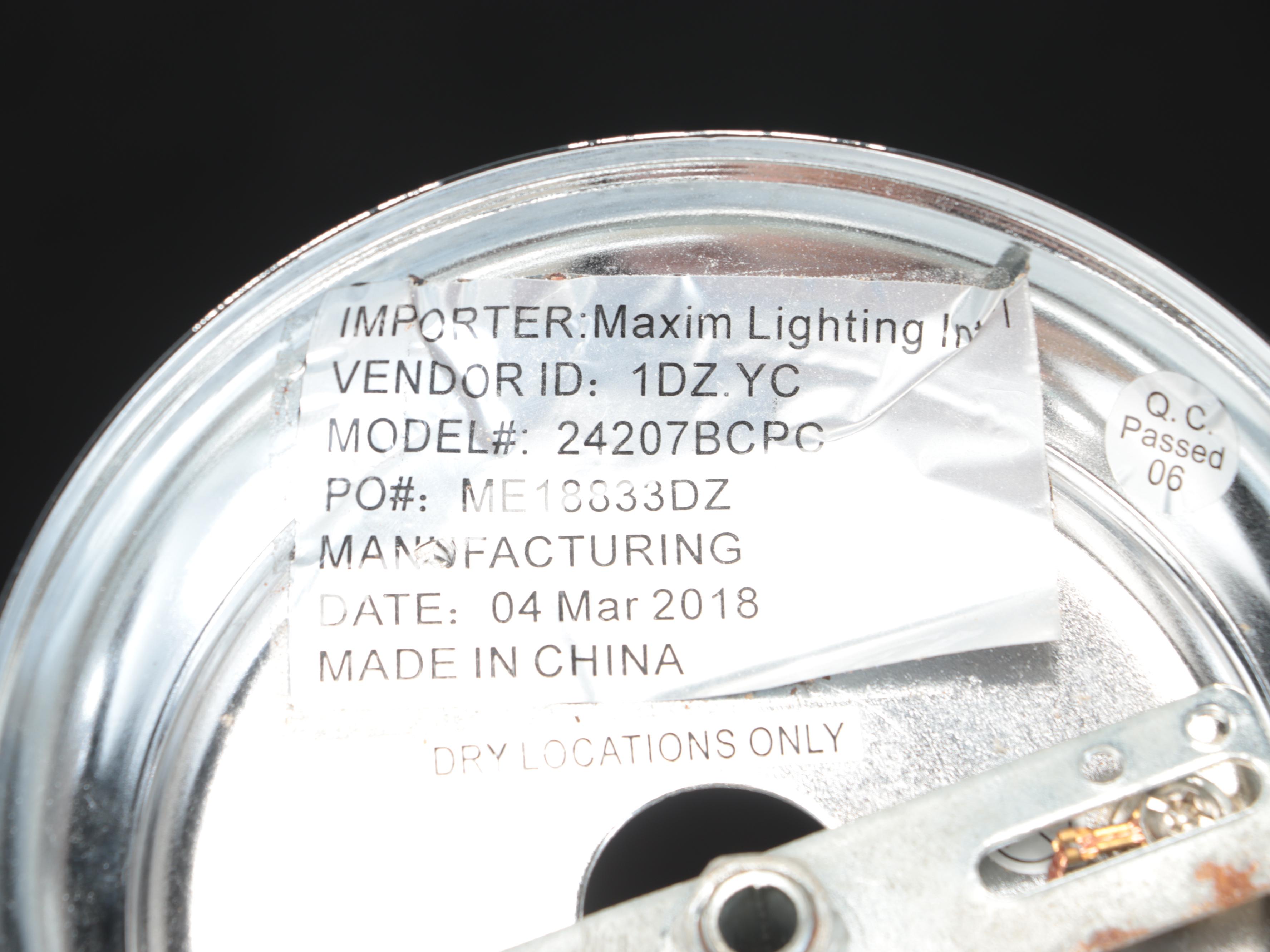Maxim Lighting Comet Thirteen-Light Chrome and Crystal Pendant
