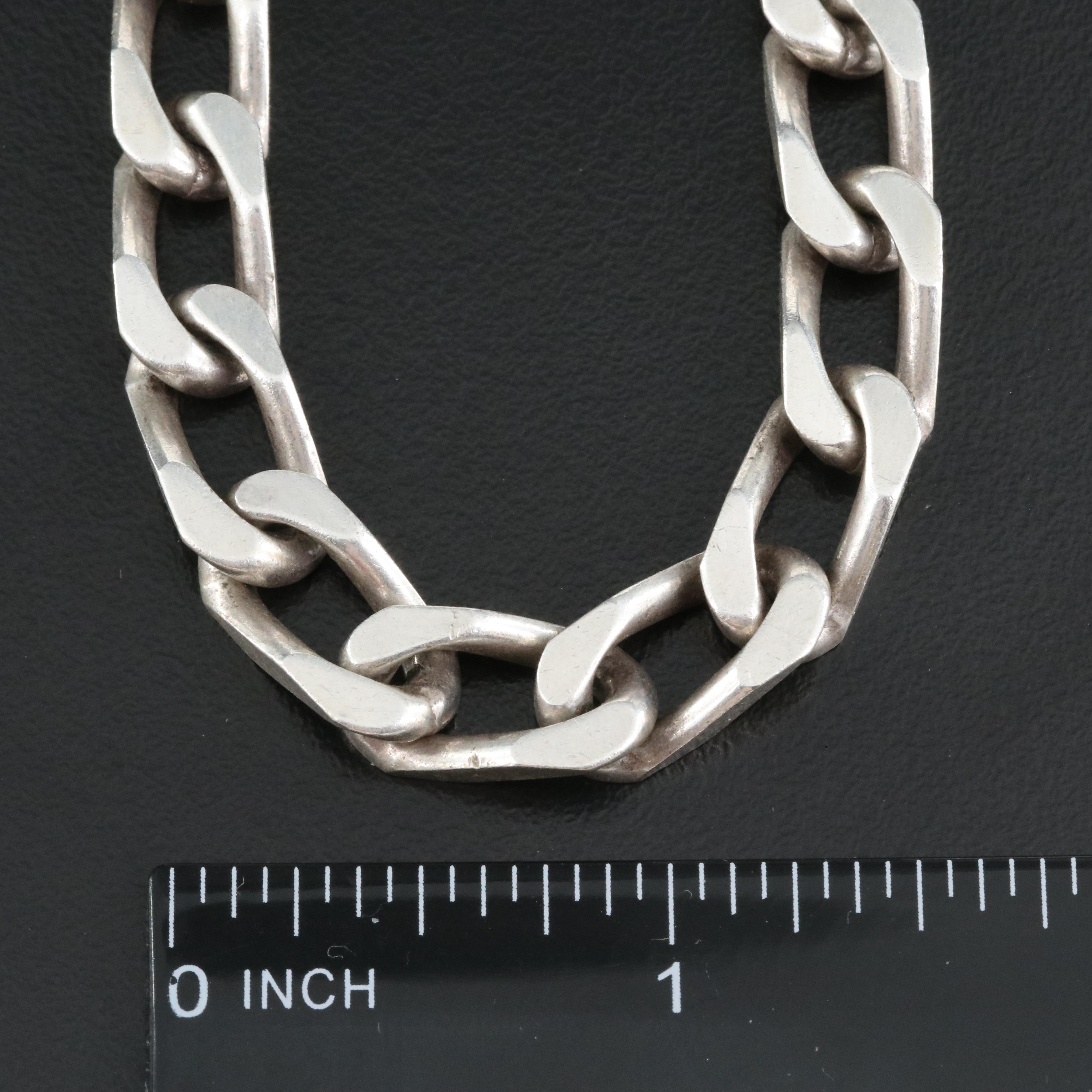Sterling Curb Necklace