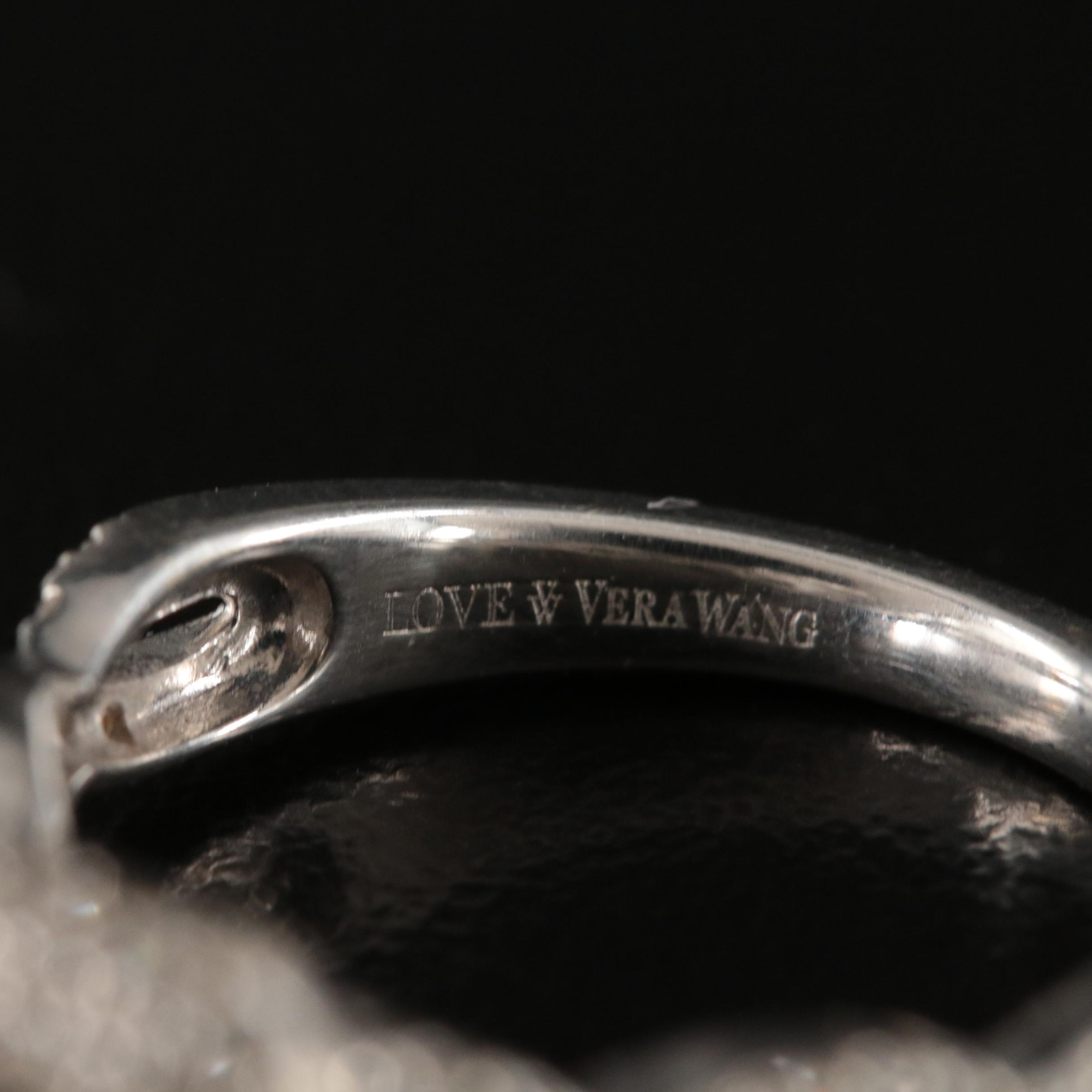 Vera Wang 14K 0.98 CTW Diamond Halo Ring